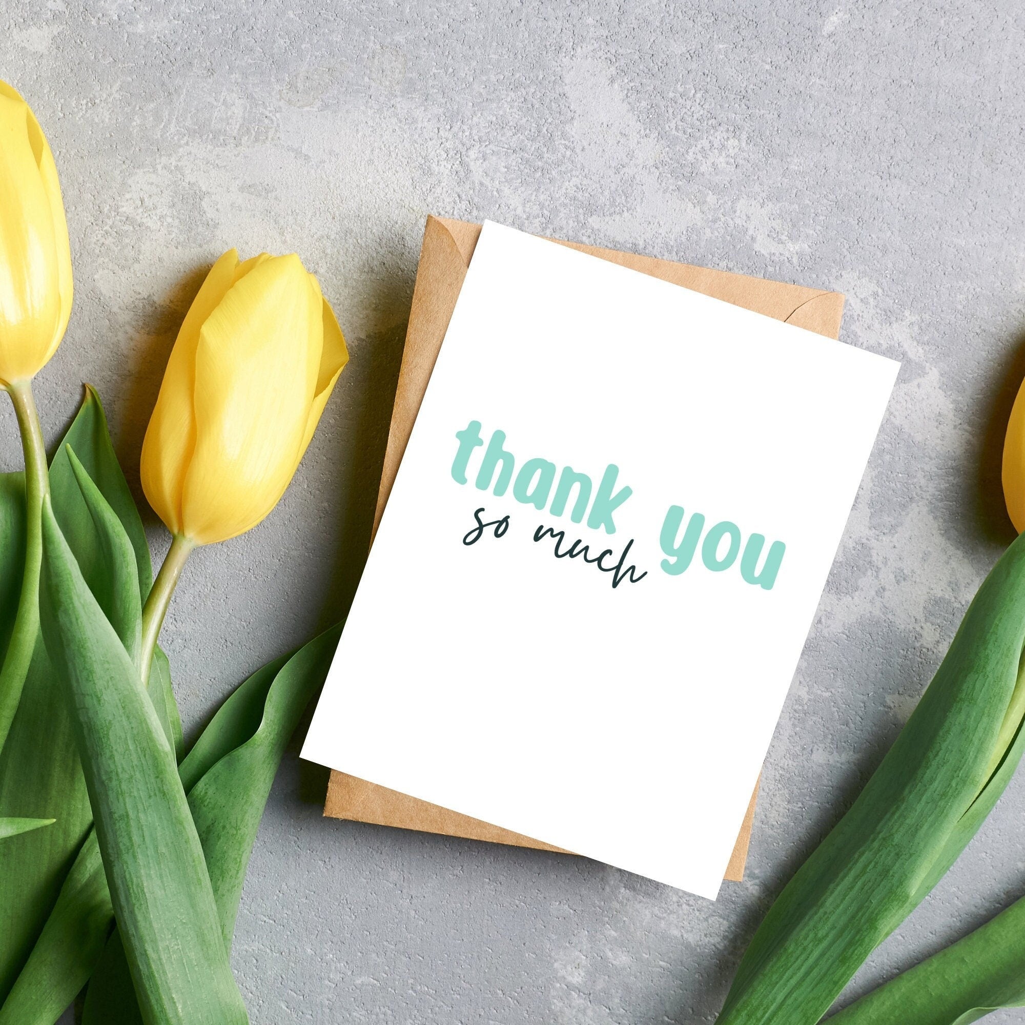 Thank You So Much Card