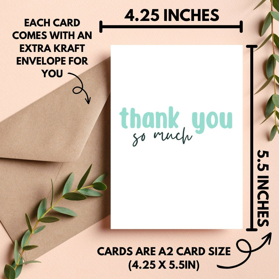 Thank You So Much Card