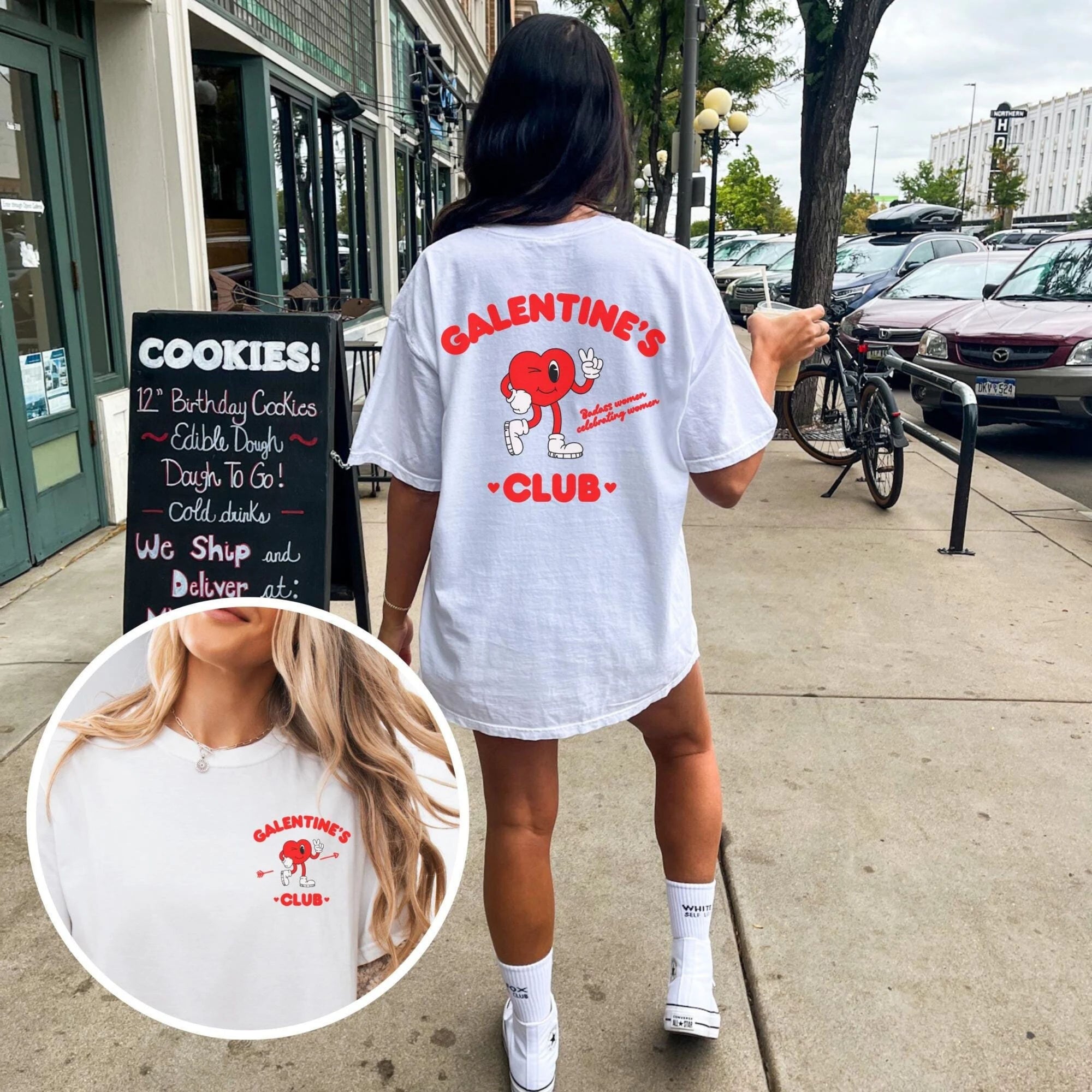 Galentine's Club Comfort Colors Tee
