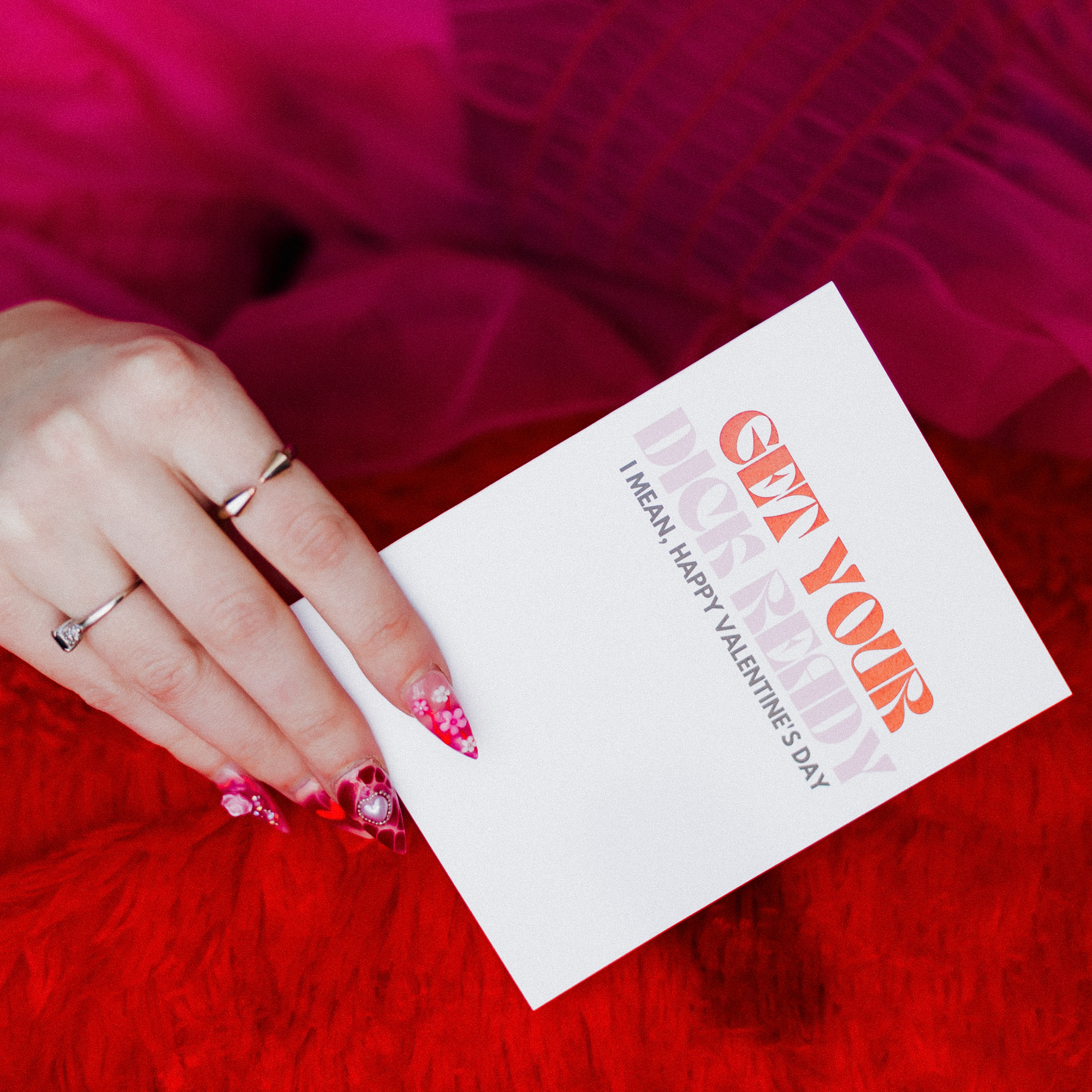 Get Your Dick Ready Valentine's Day Card