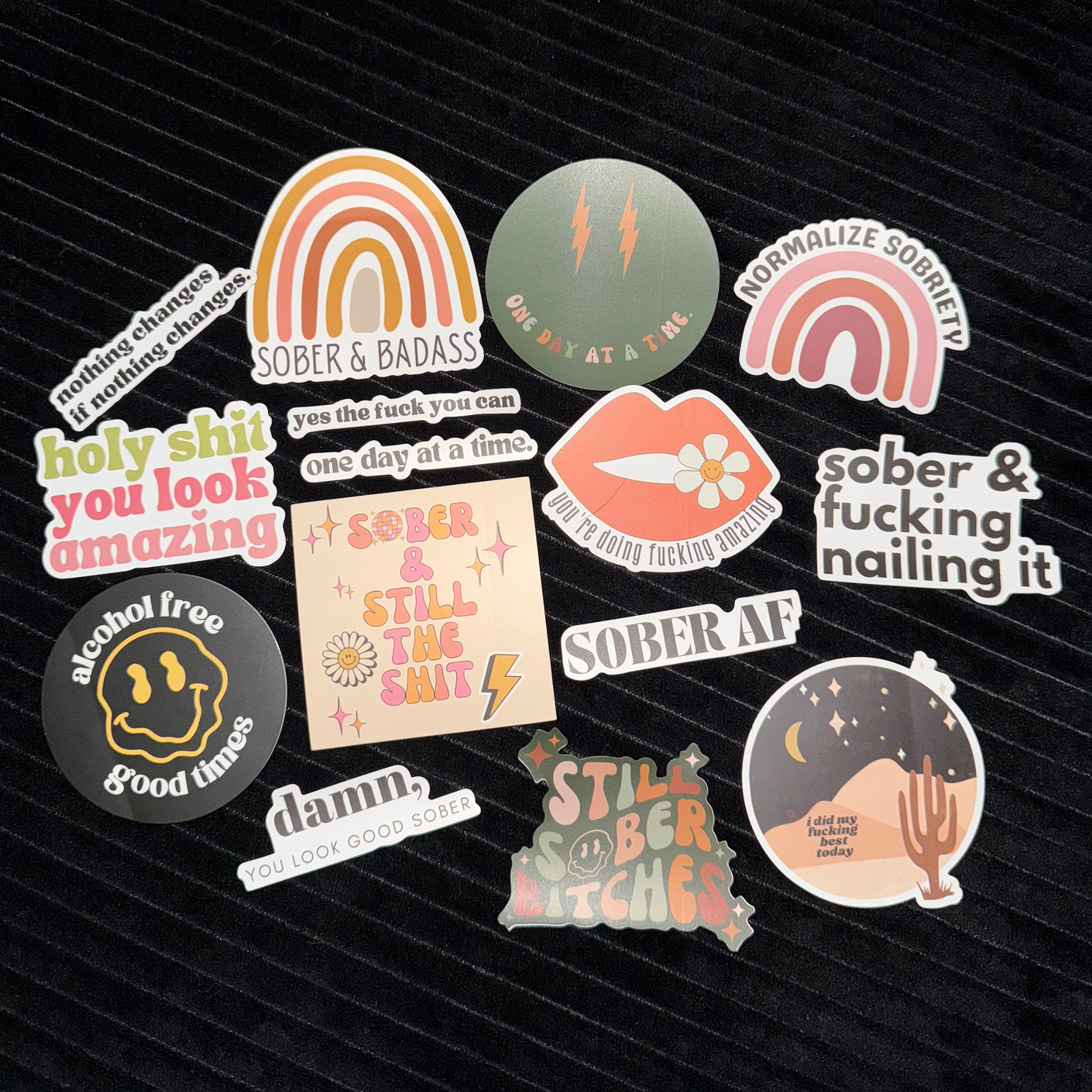Sobriety Sticker Pack