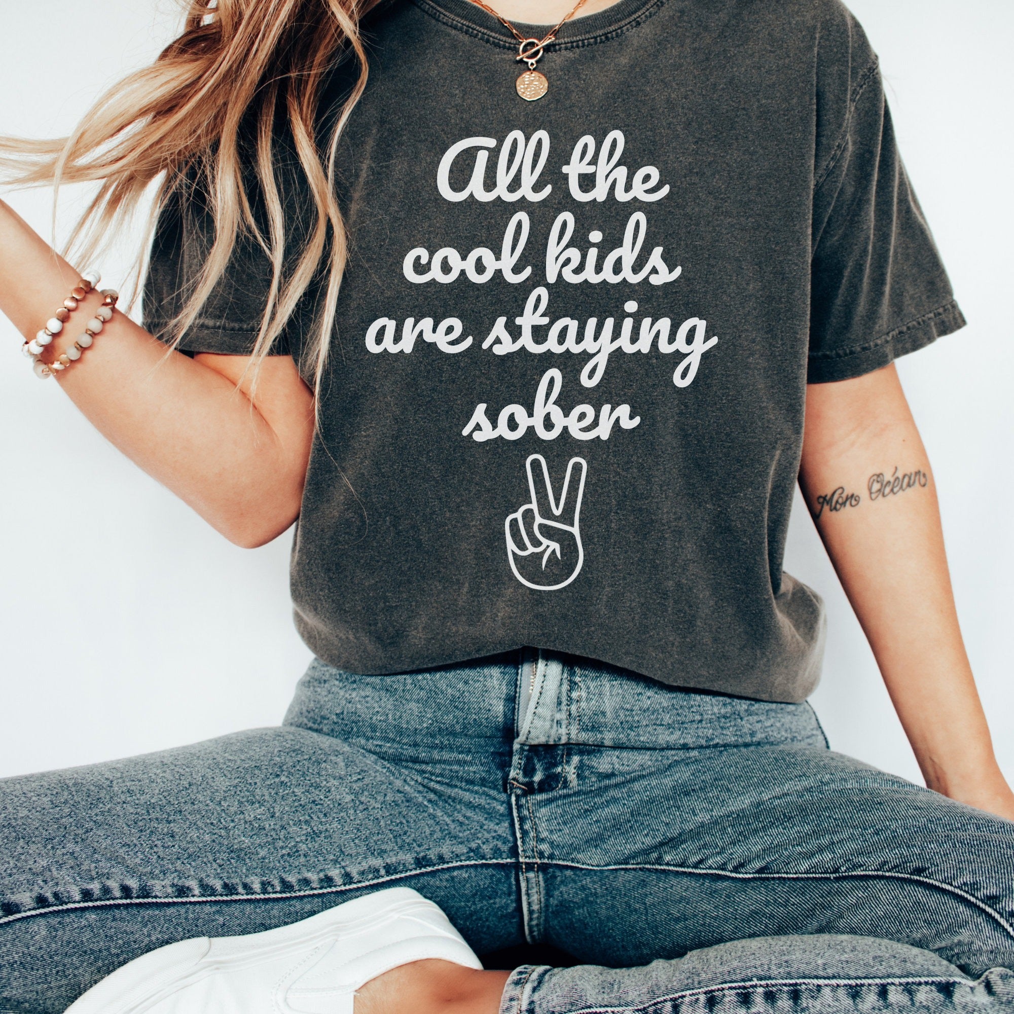 All The Cool Kids Are Staying Sober T-shirt