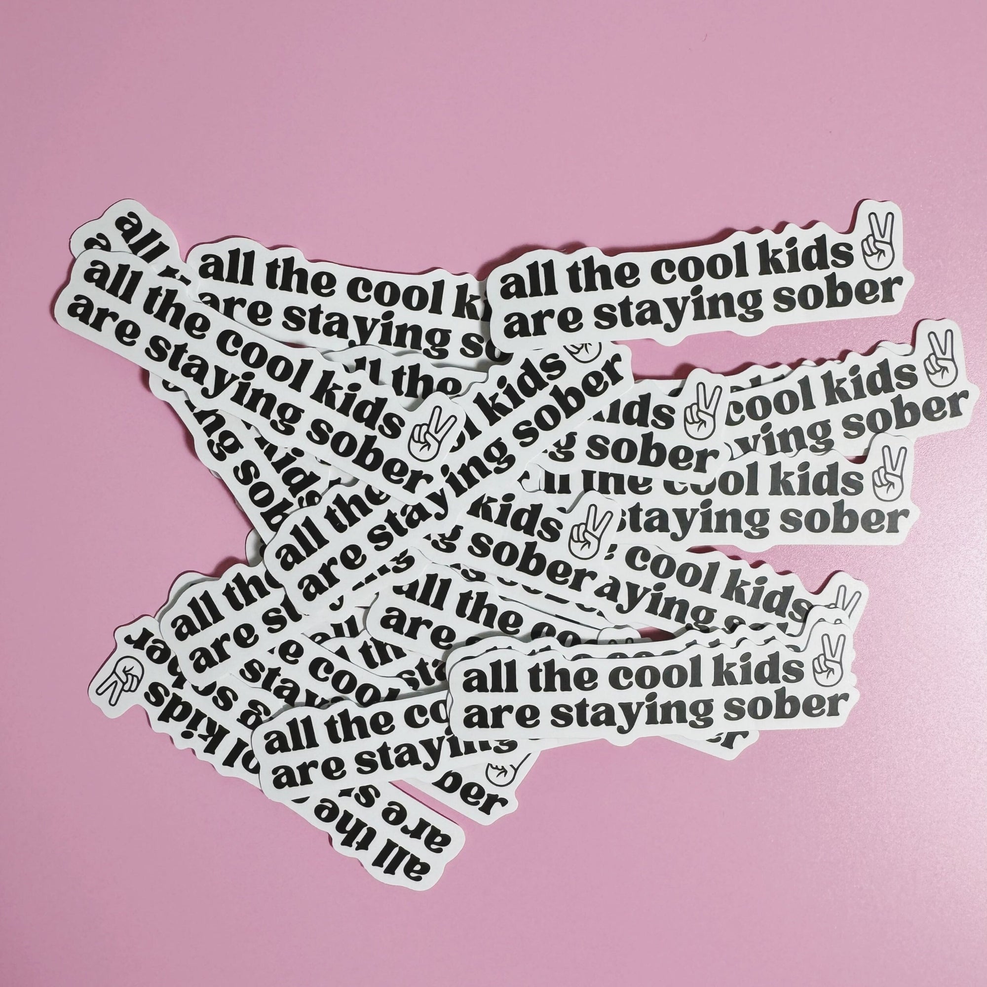 Cool Kids Sober Sticker