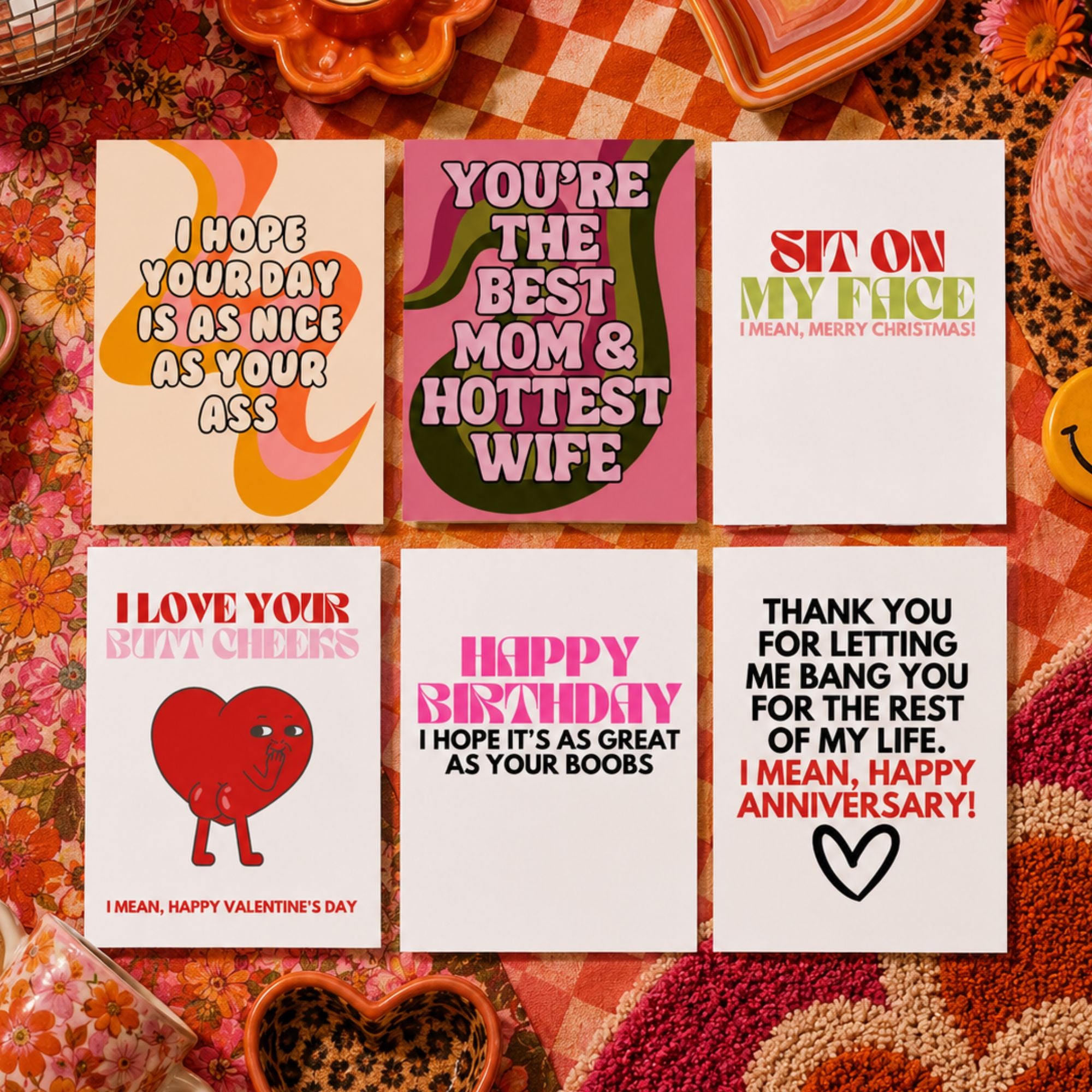 The For Her Bundle, 6 Spicy Occasion Set, Girlfriend Wife Naughty Gift