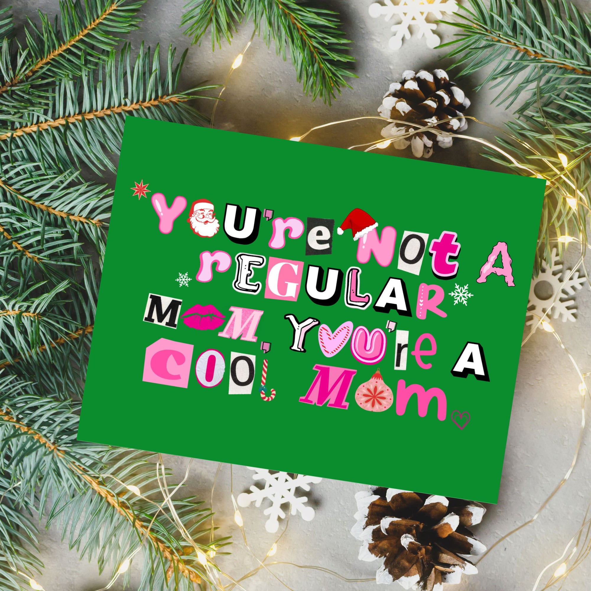 Cool Mom Christmas Card