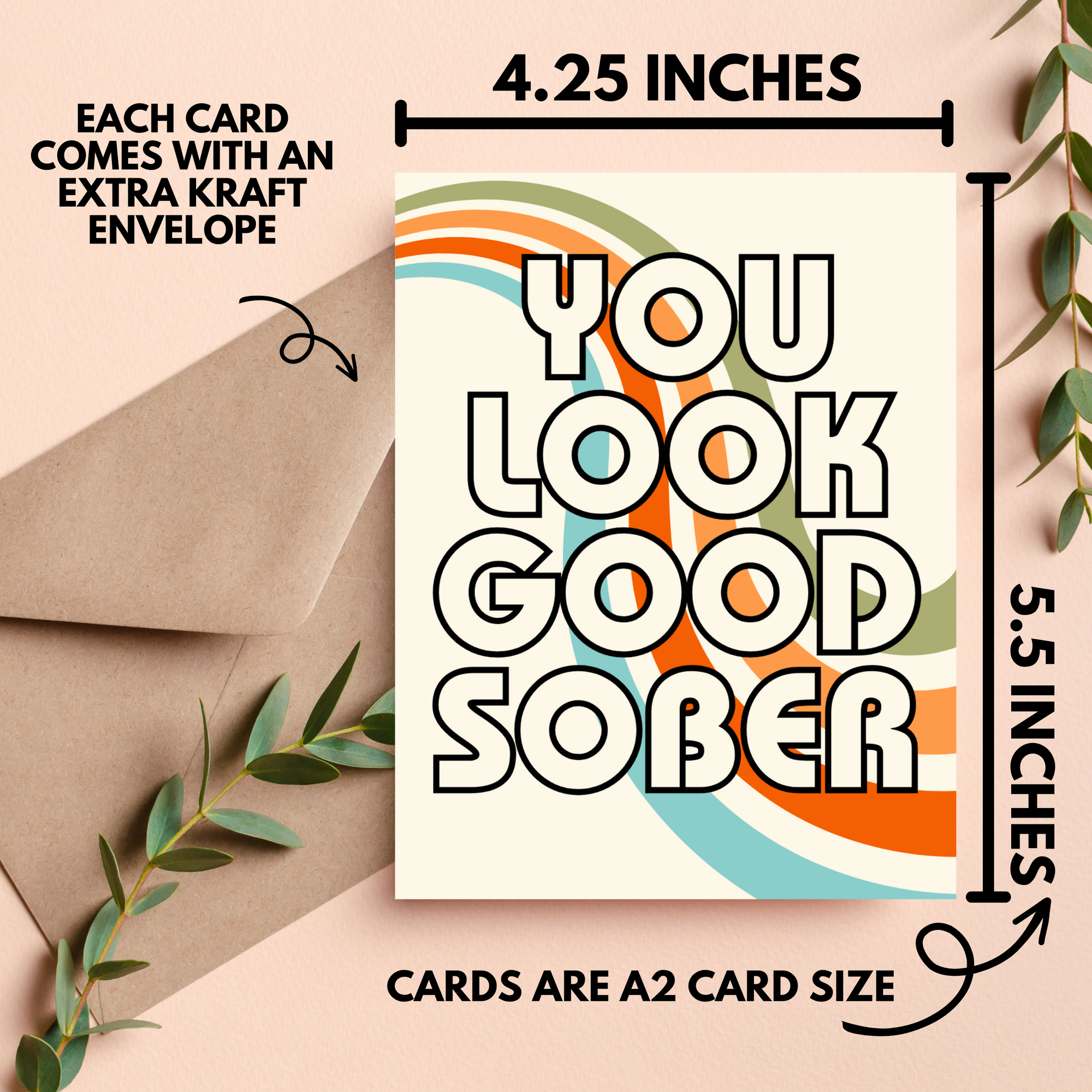 You Look Good Sober Card