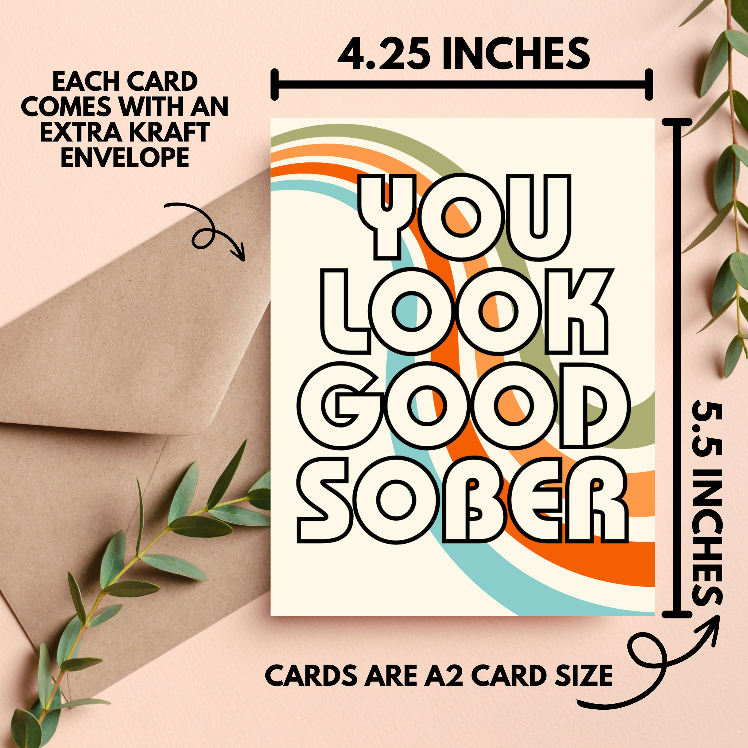 You Look Good Sober Card