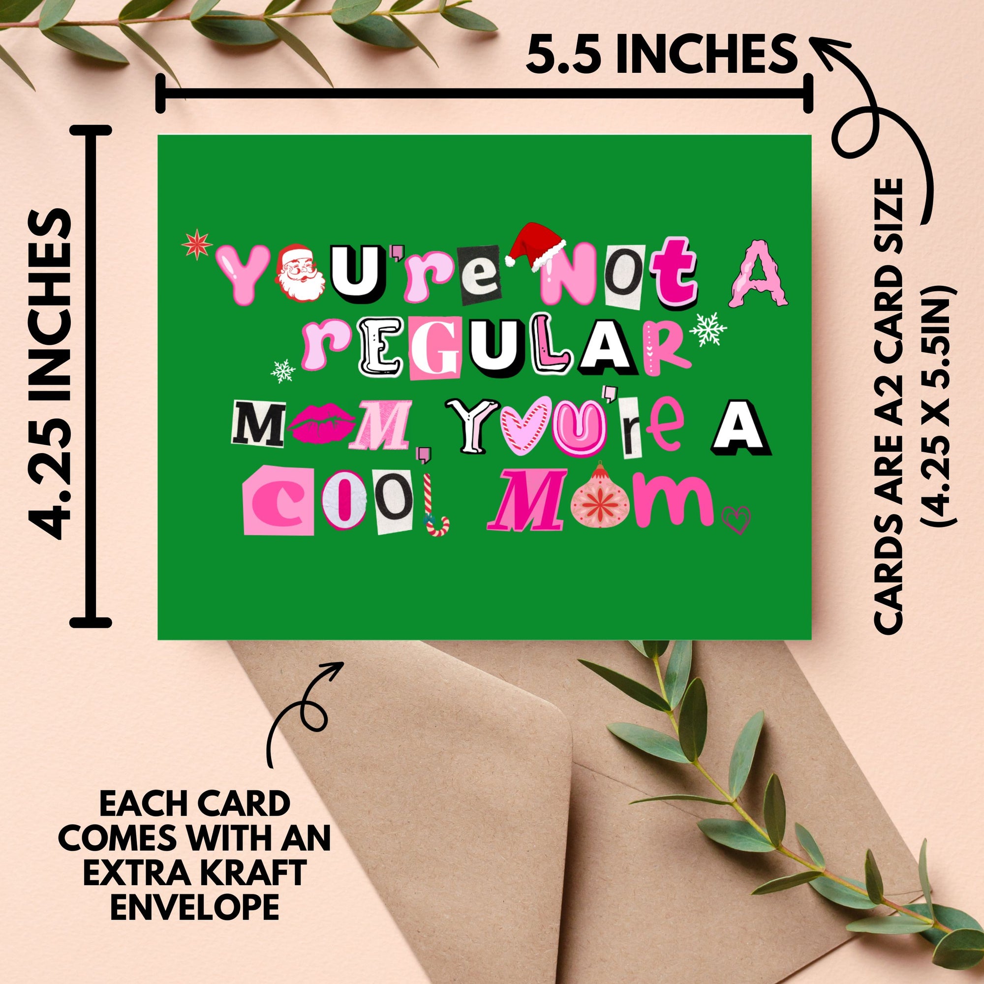 Cool Mom Christmas Card