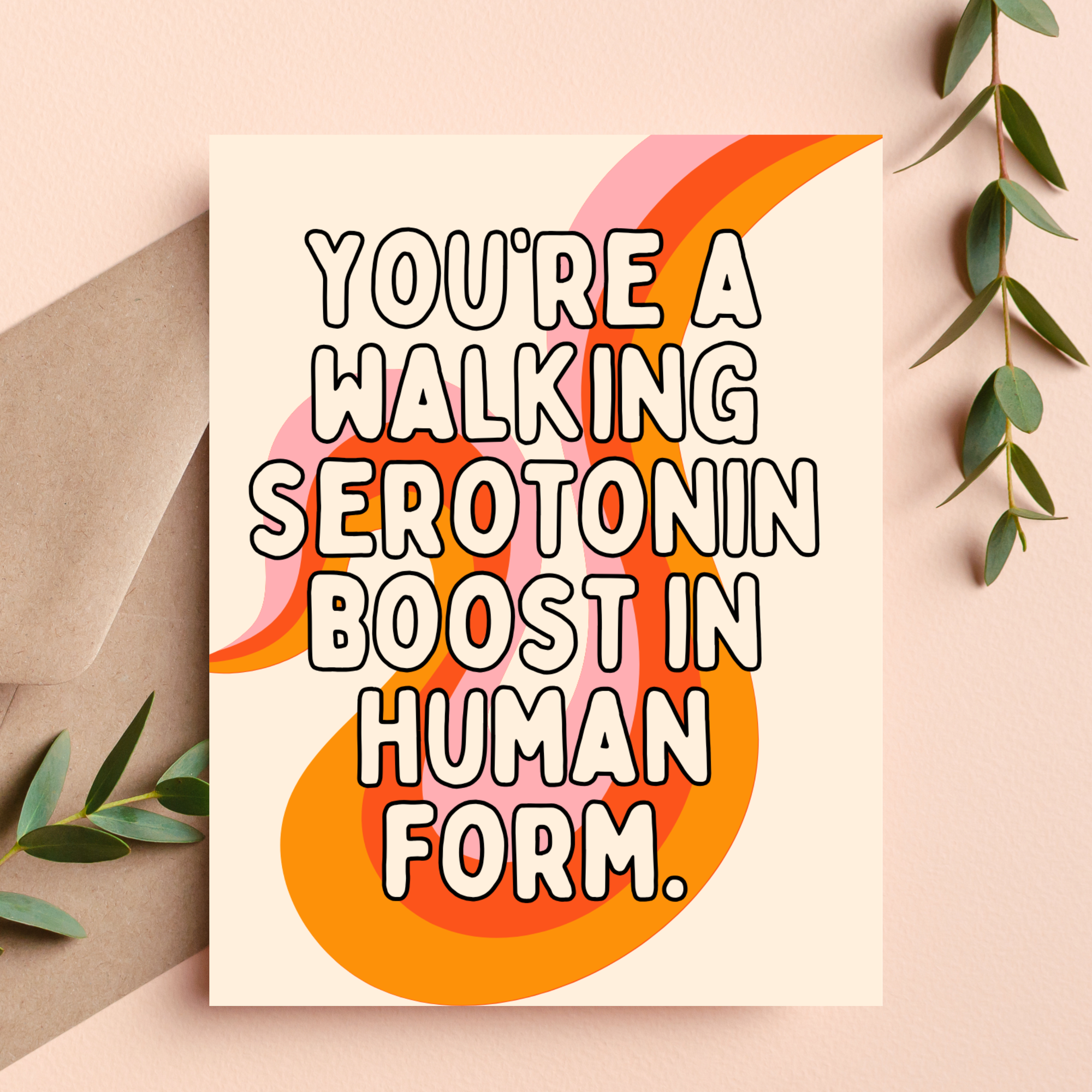 Walking Serotonin Boost Card