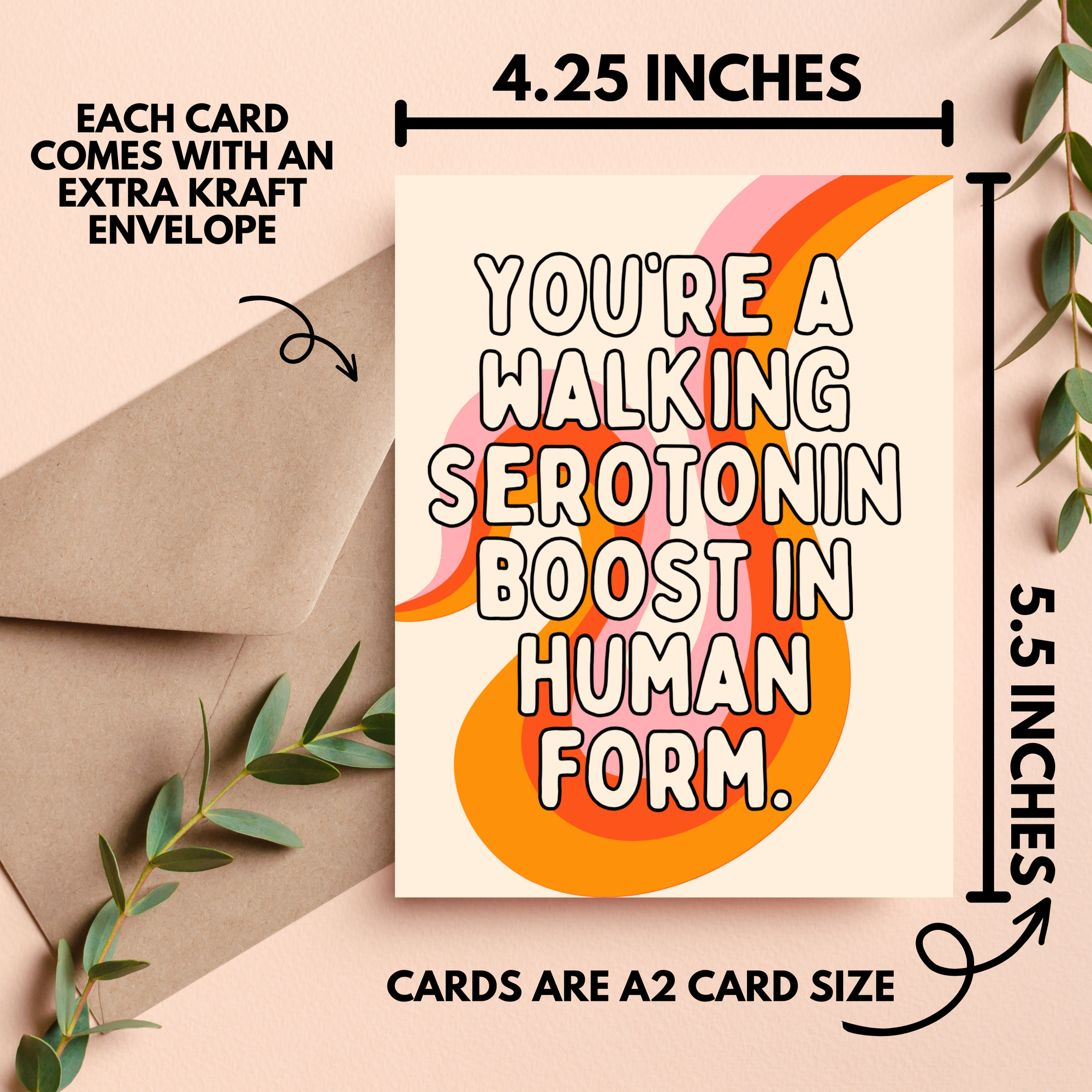 Walking Serotonin Boost Card