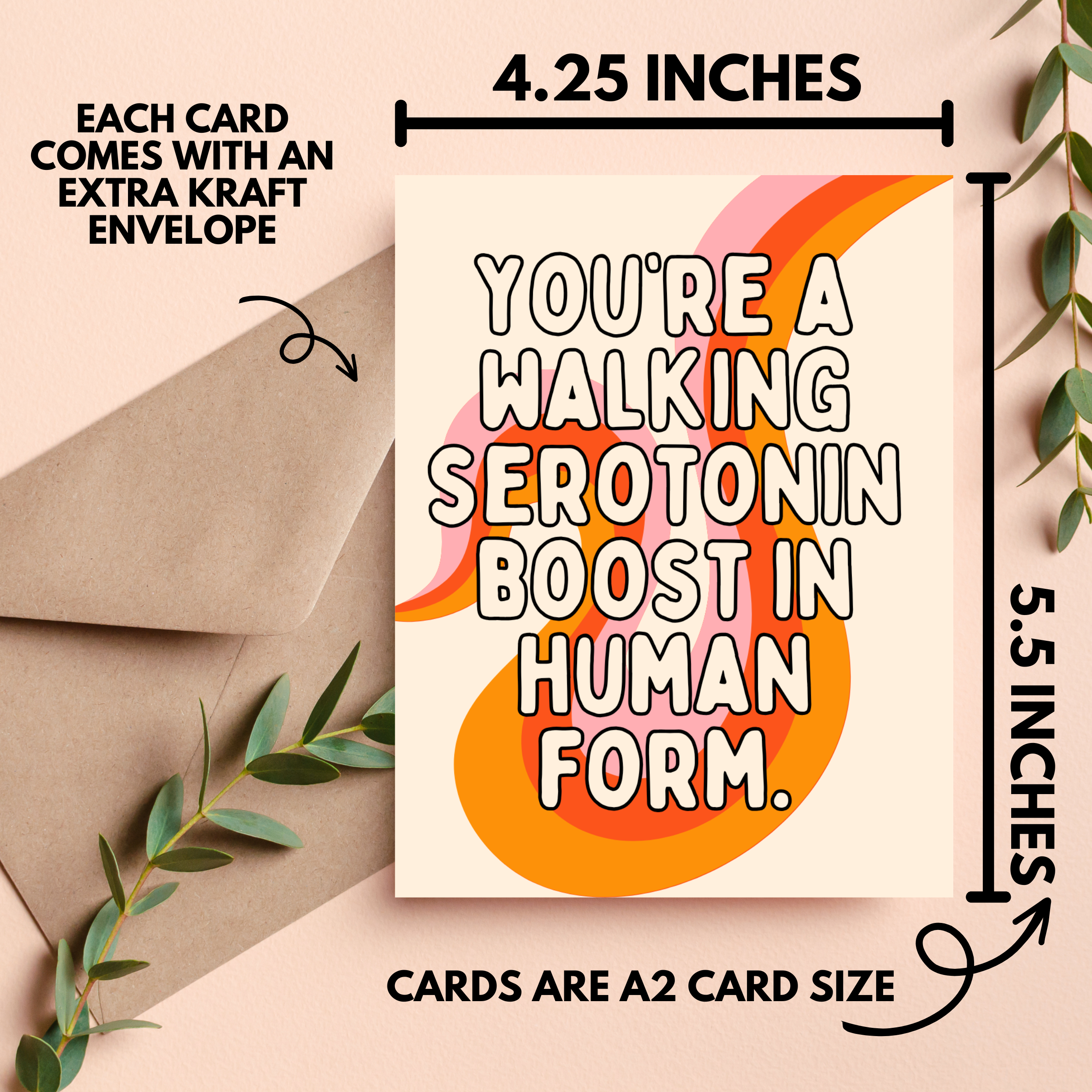 Walking Serotonin Boost Card