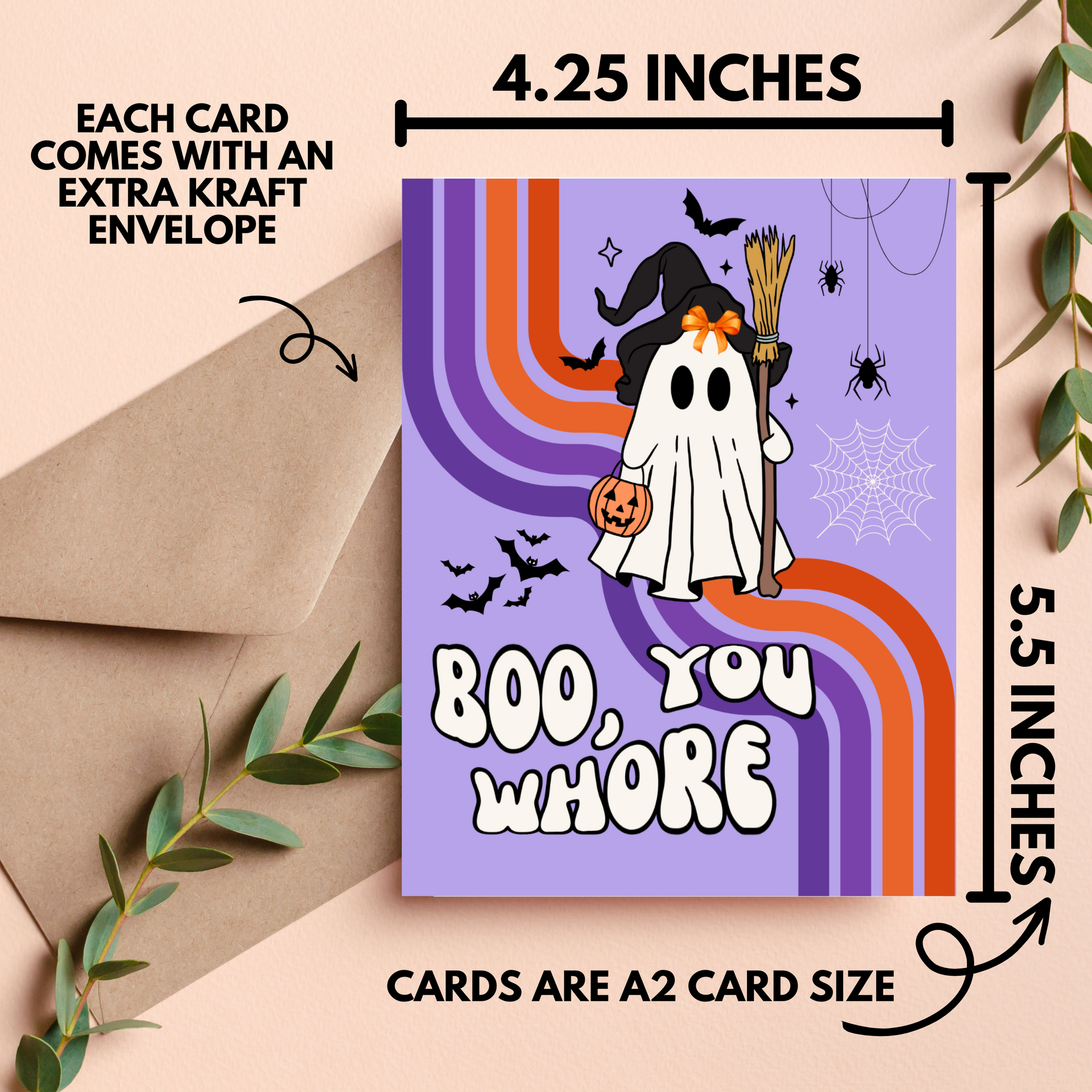 Boo You Whore Ween Card