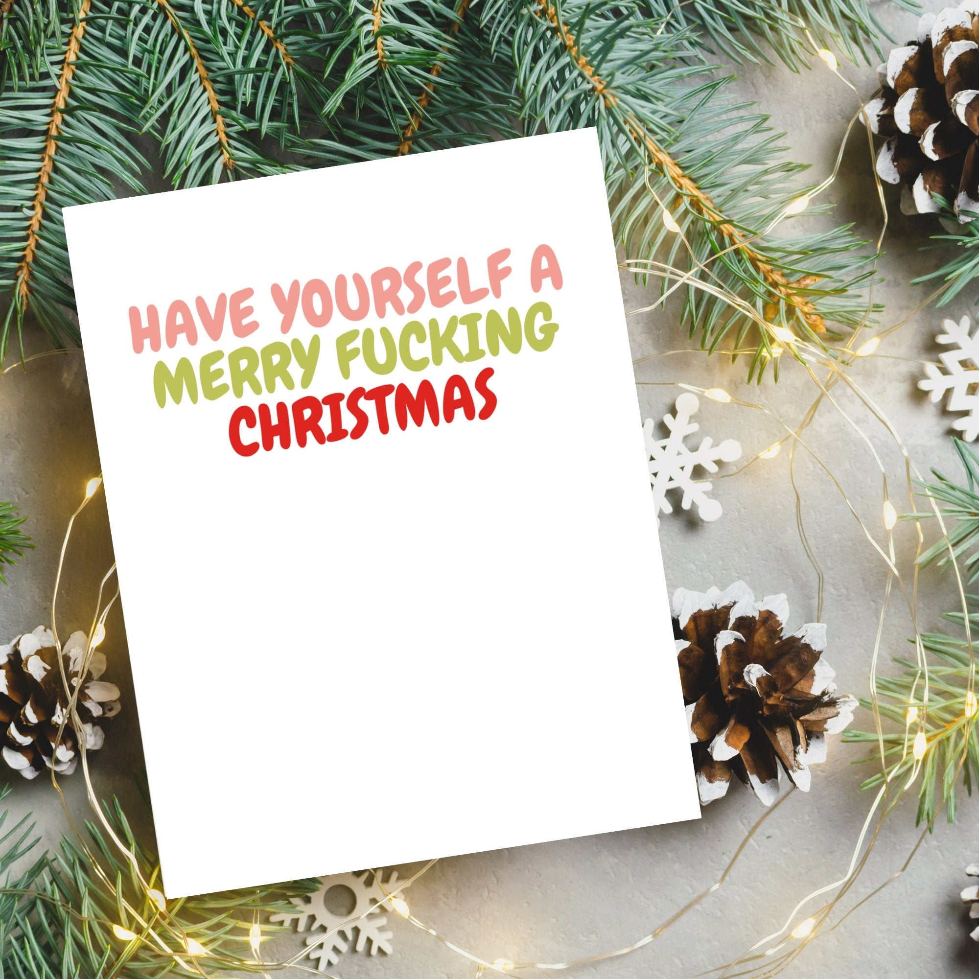 Have Yourself A Merry Fucking Christmas Card