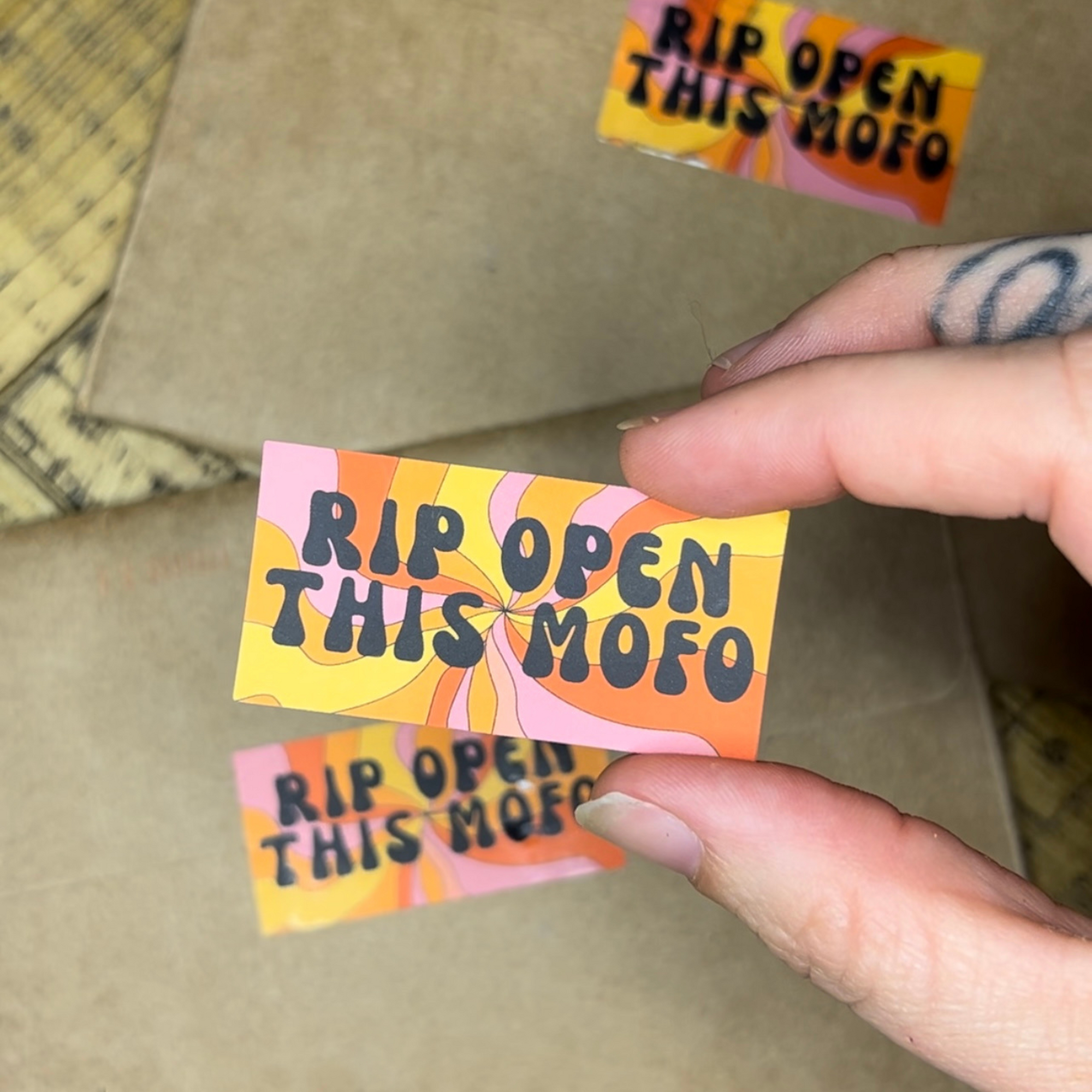 Mofo Envelope Stickers