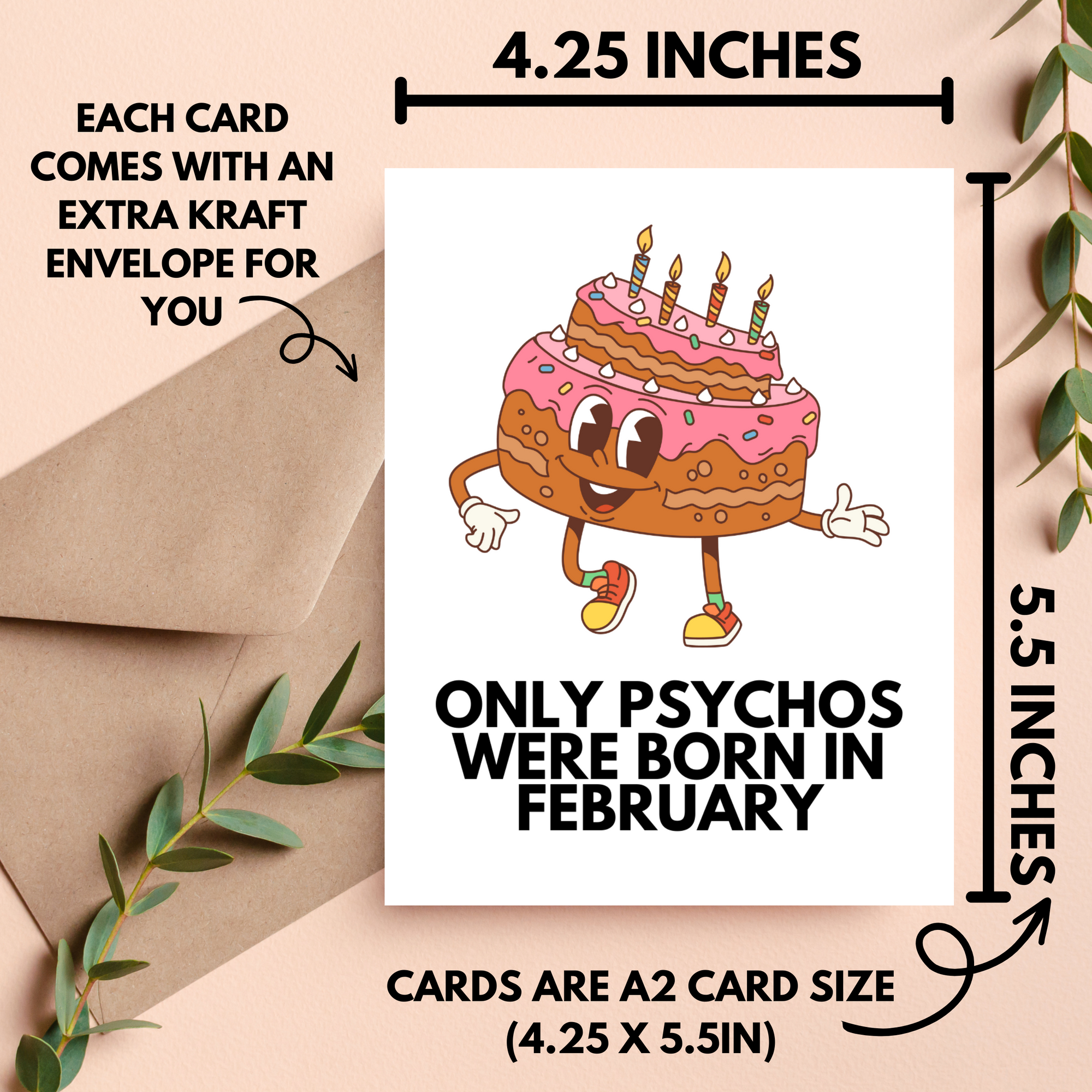 February Birthday Card