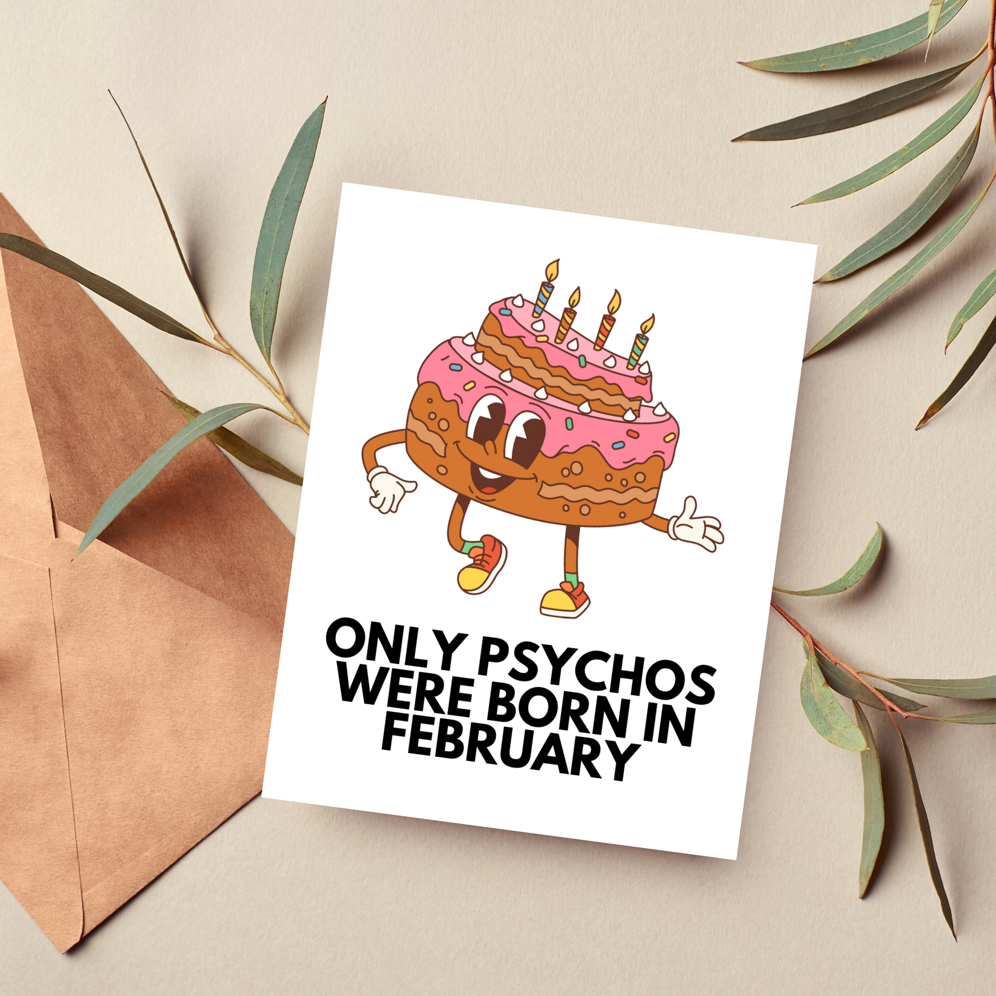 February Birthday Card