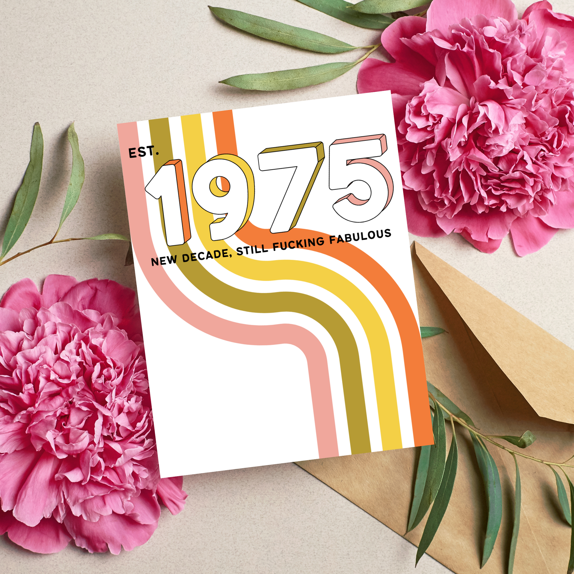 50th Birthday Card 1975