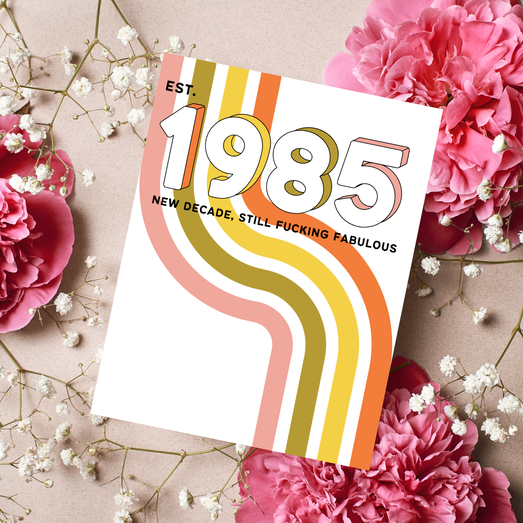 40th Birthday Card 1985
