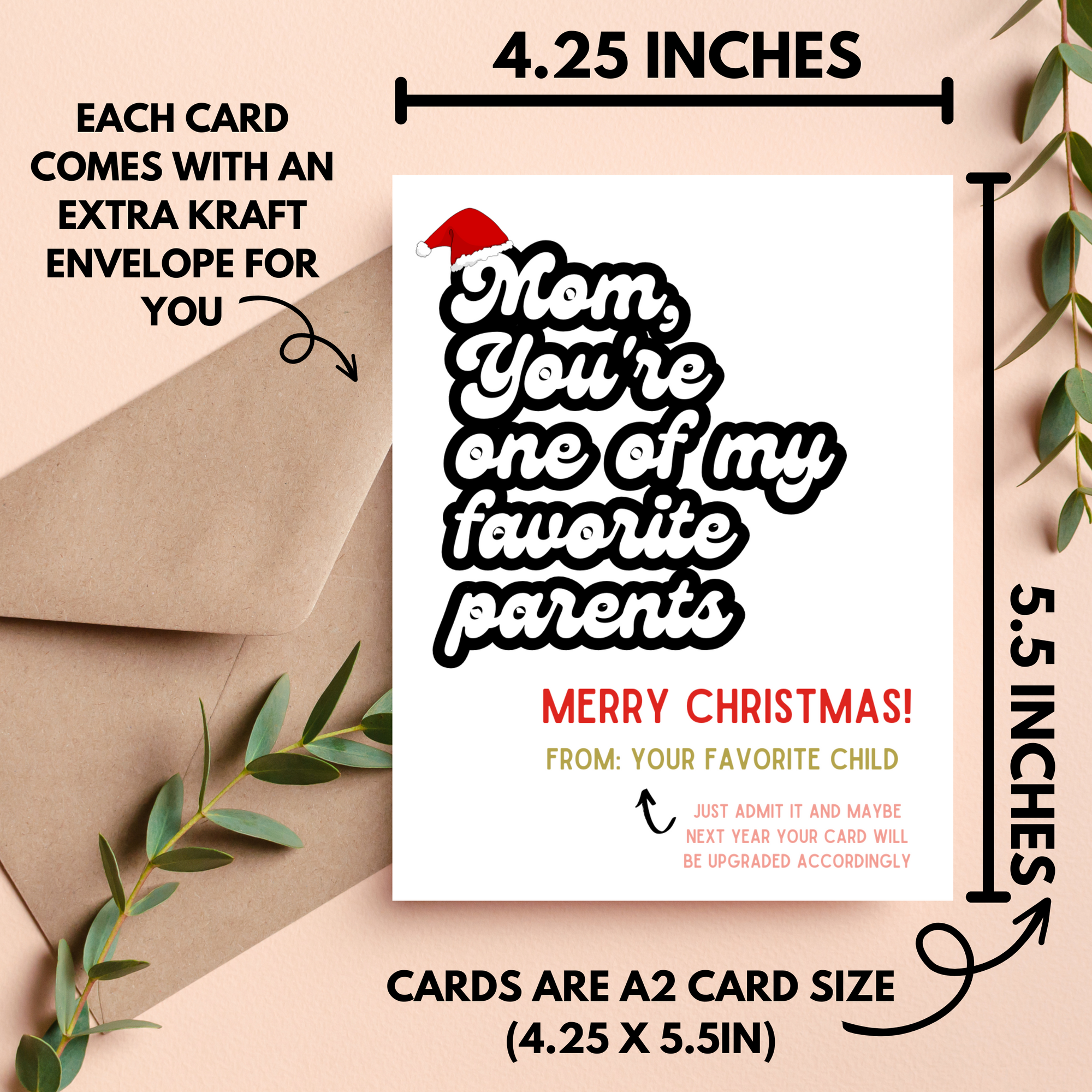 Christmas Card for Mom Funny