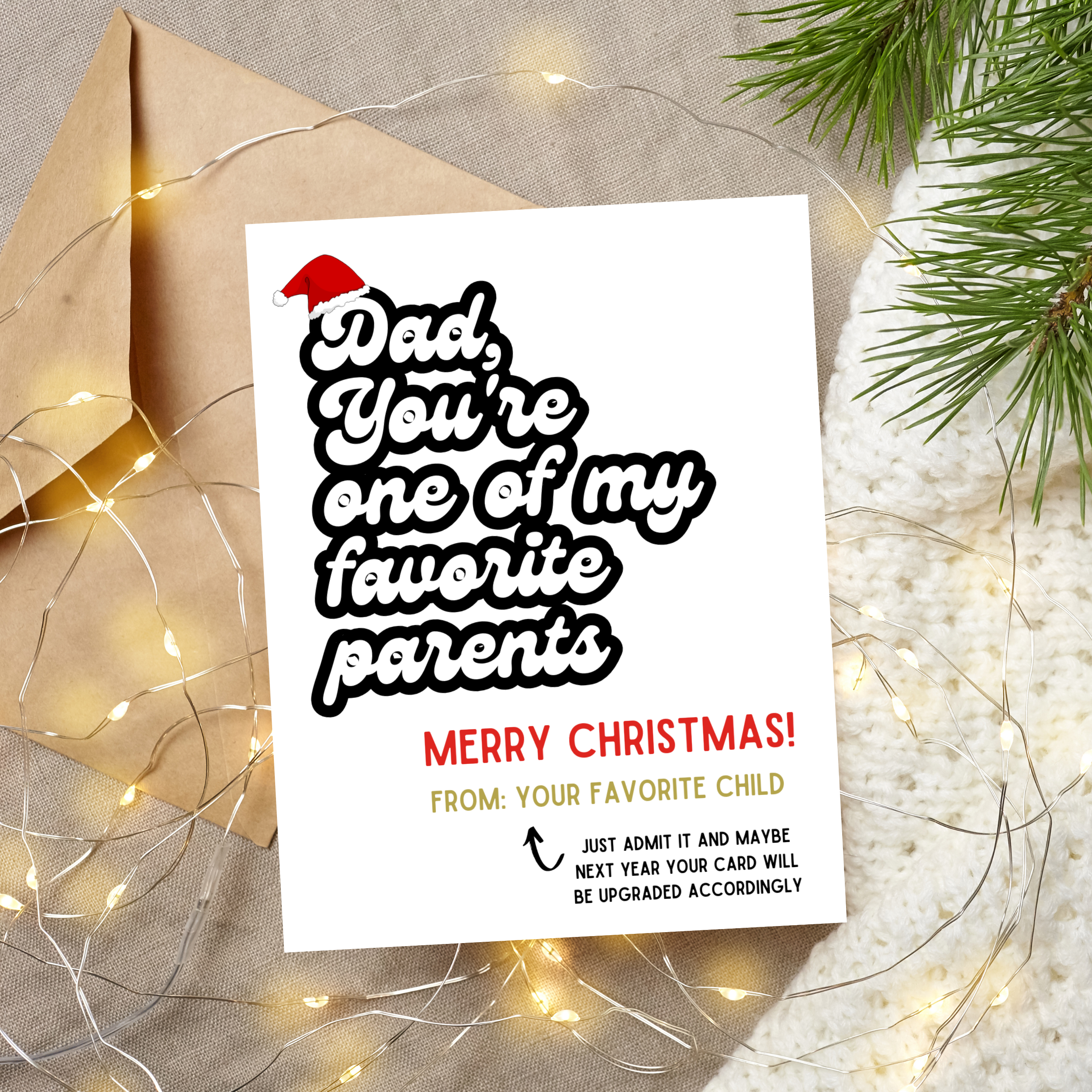 Christmas Card for Dad