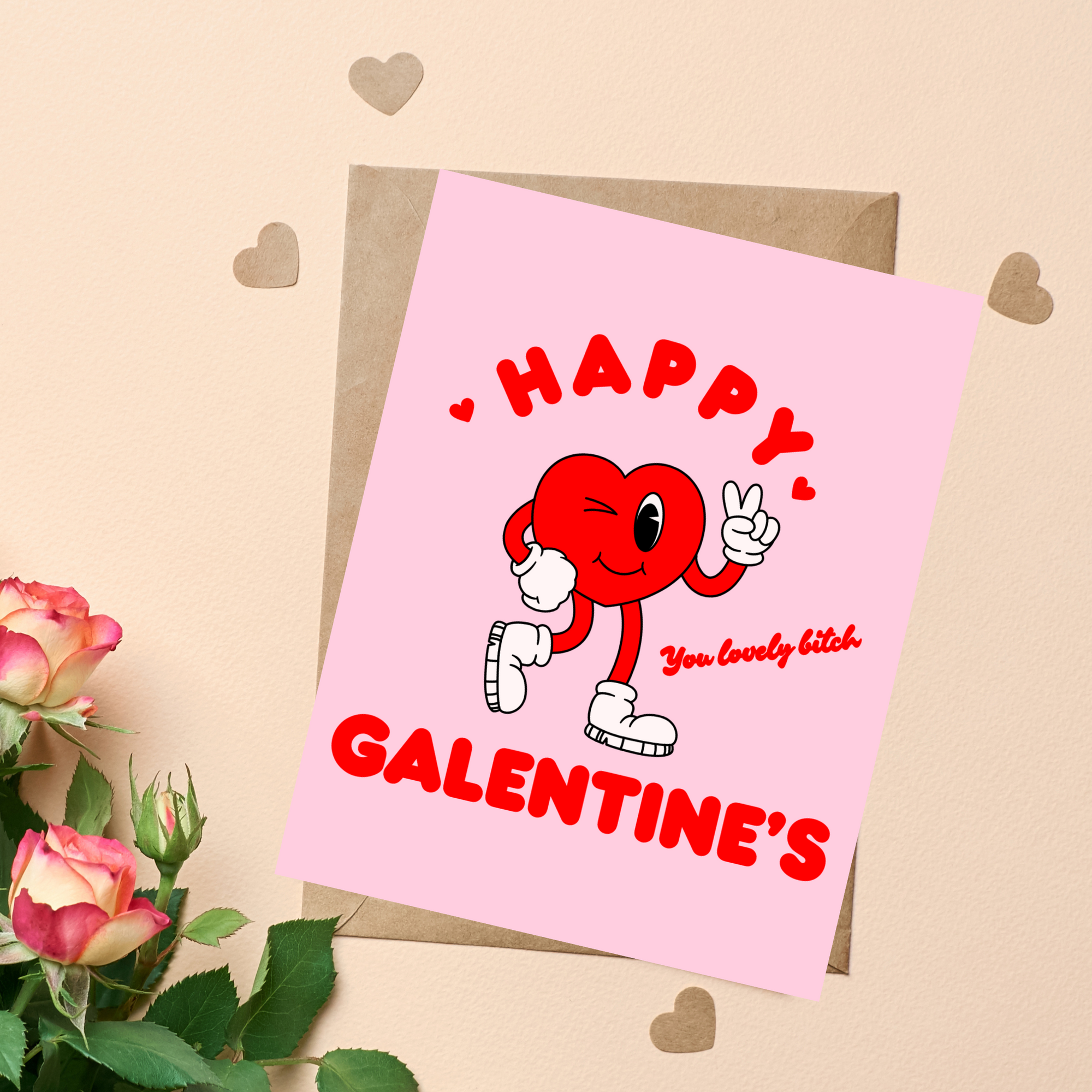 Lovely Bitch Galentines Day Card