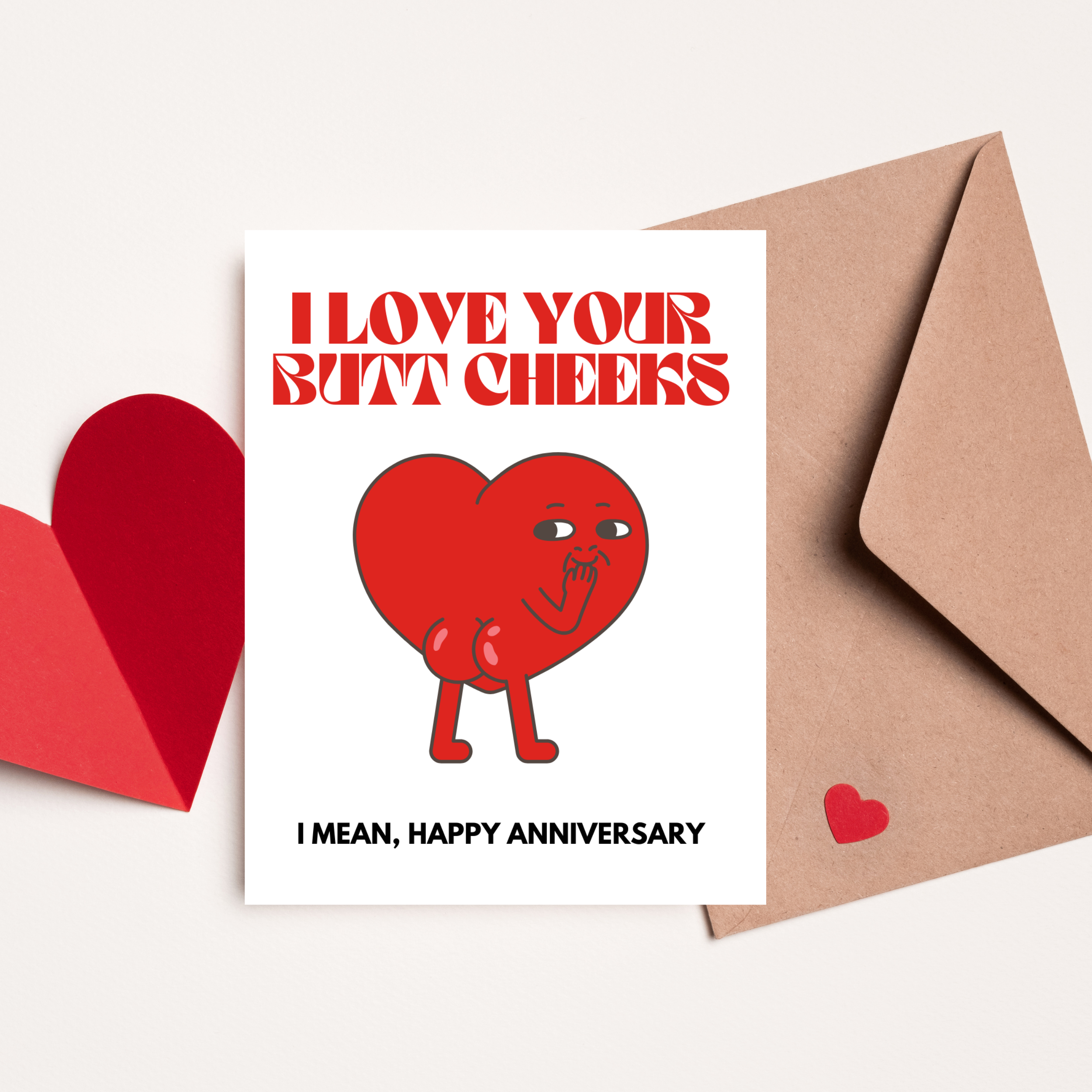 Butt Cheeks Anniversary Card