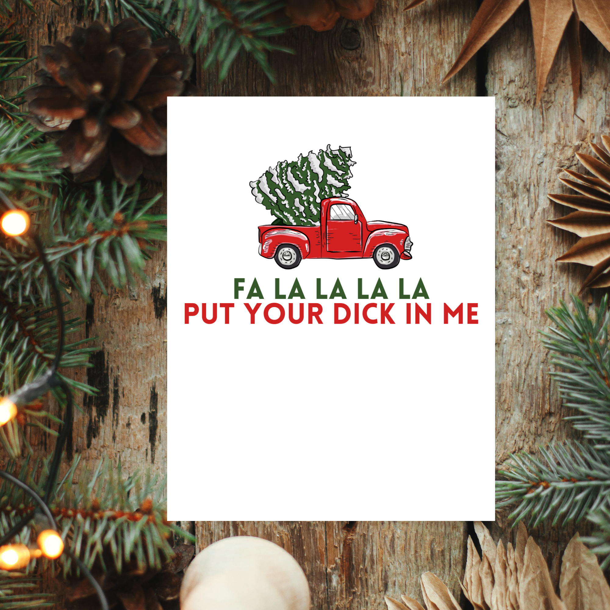 Put Your D Christmas Card
