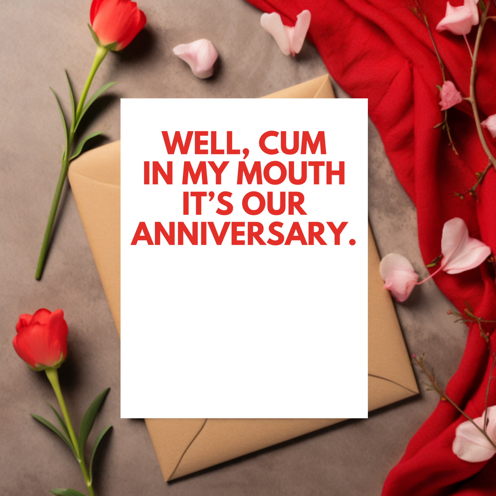 Dirty Anniversary Card