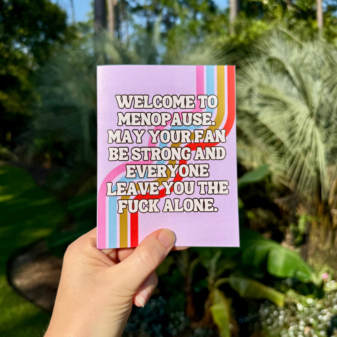 Welcome to Menopause Funny Midlife Menopause Card