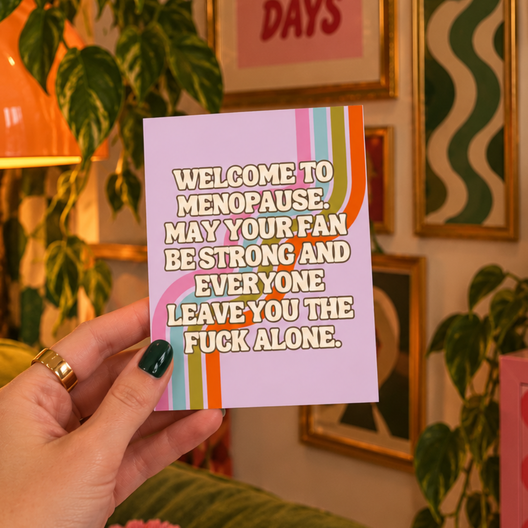 Welcome to Menopause Funny Midlife Menopause Card