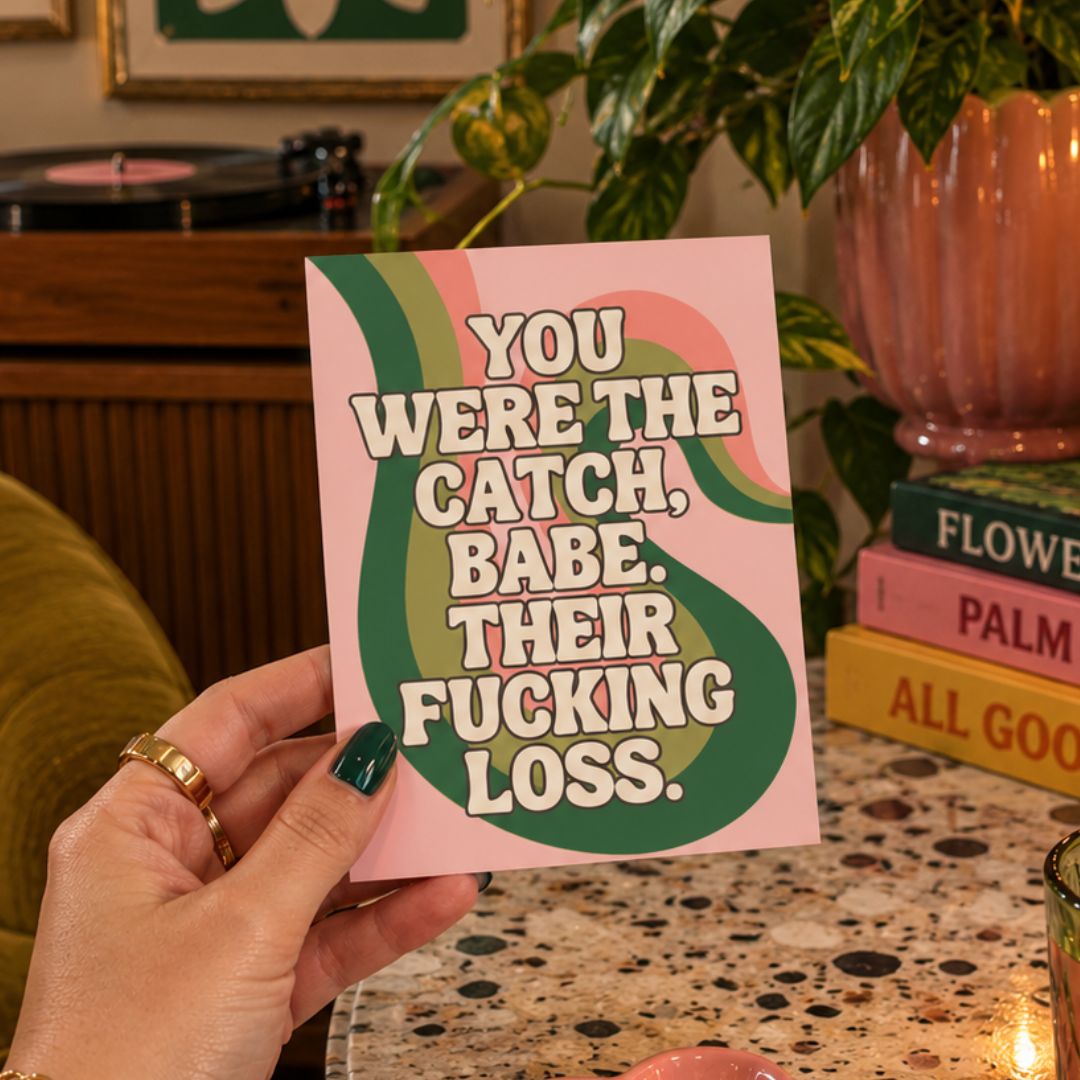 You Were the Catch Breakup and Divorce Greeting Card