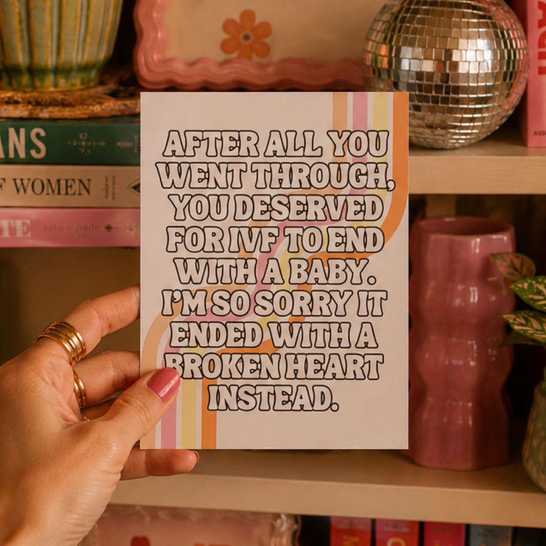 After All You Went Through IVF Loss Sympathy Card
