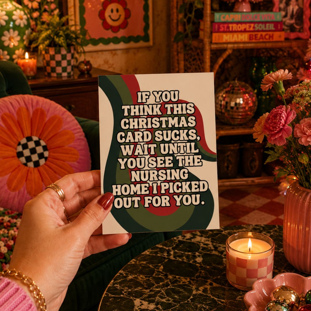 Wait Until You See the Nursing Home Funny Christmas Card