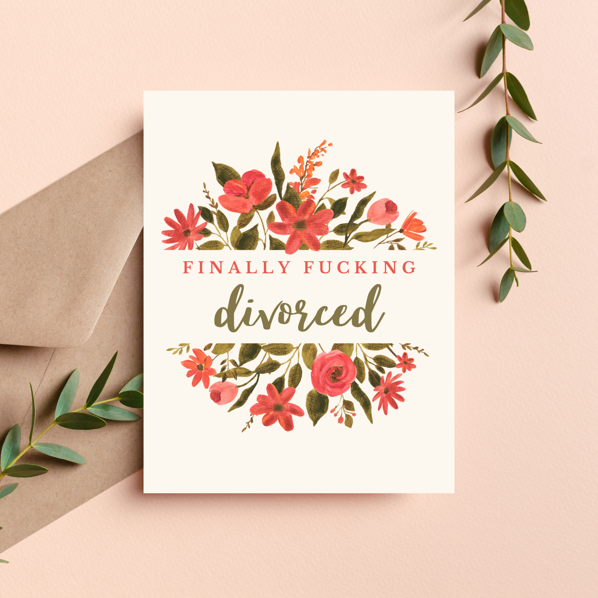 Finally Divorced Card