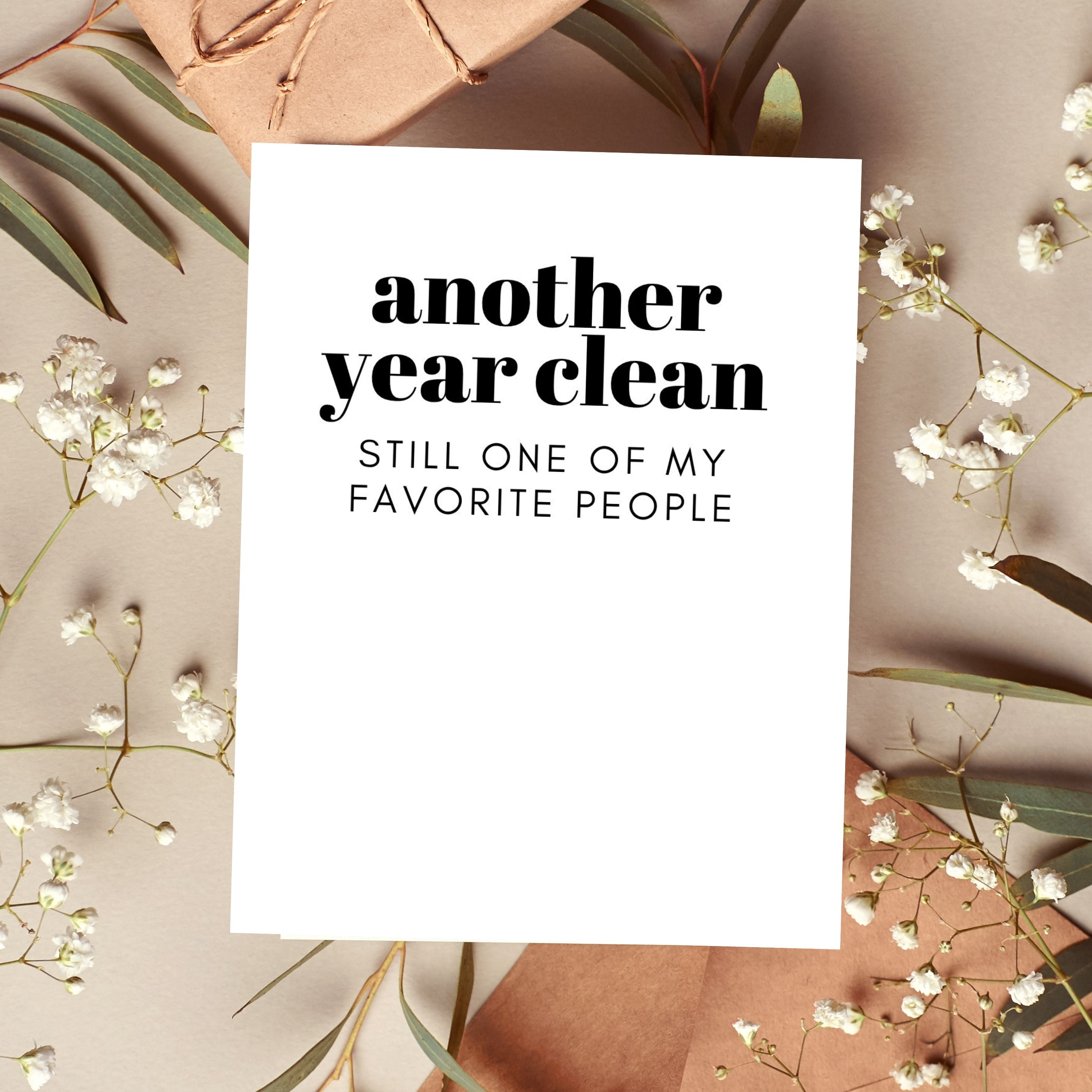 Another Year Clean Card