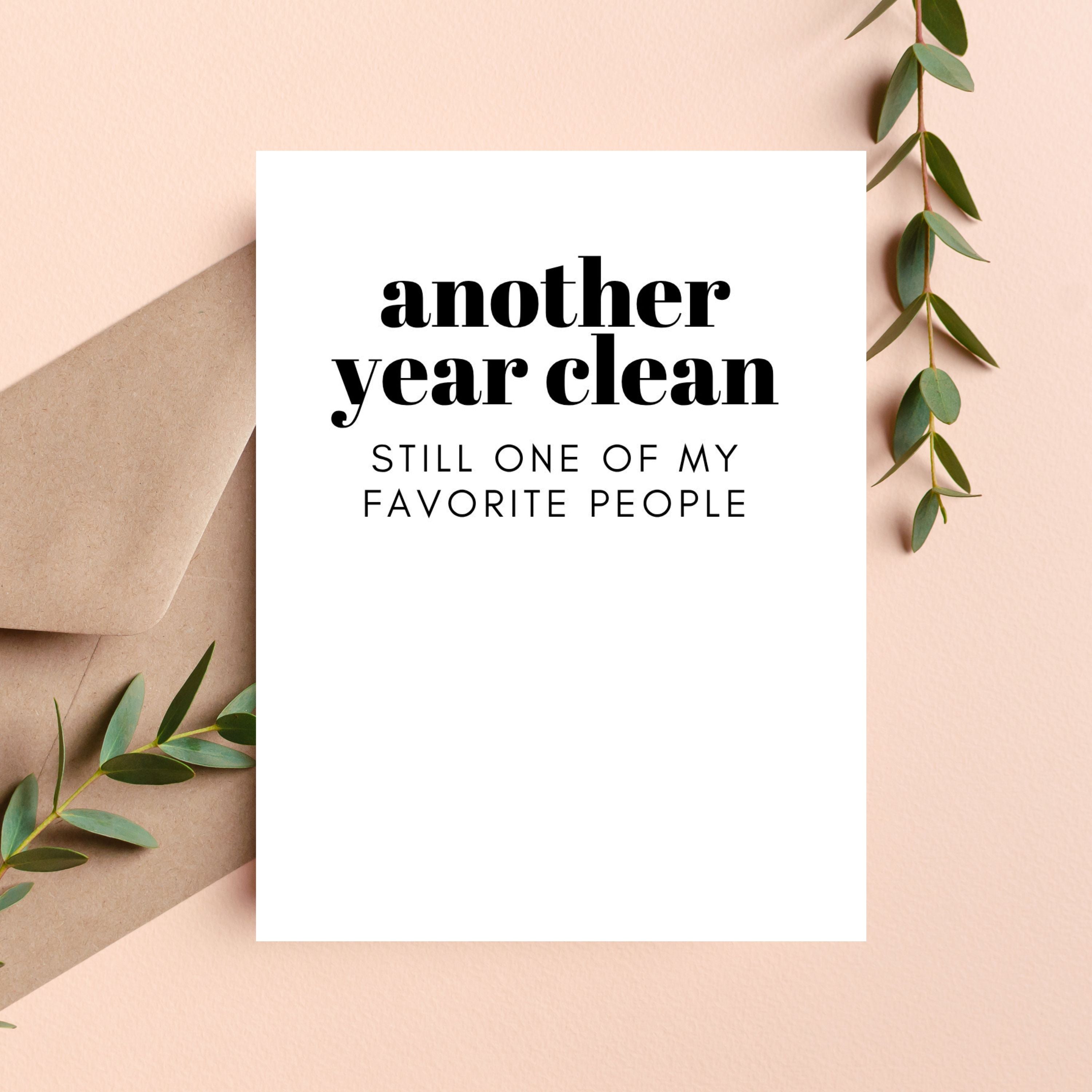 Another Year Clean Card