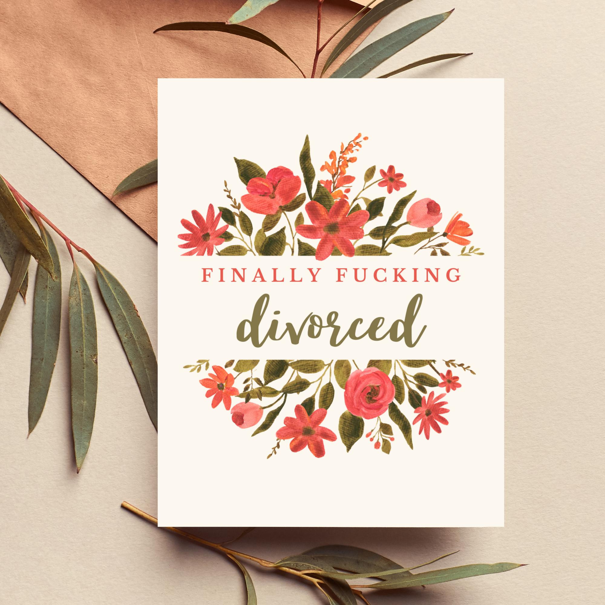 Finally Divorced Card