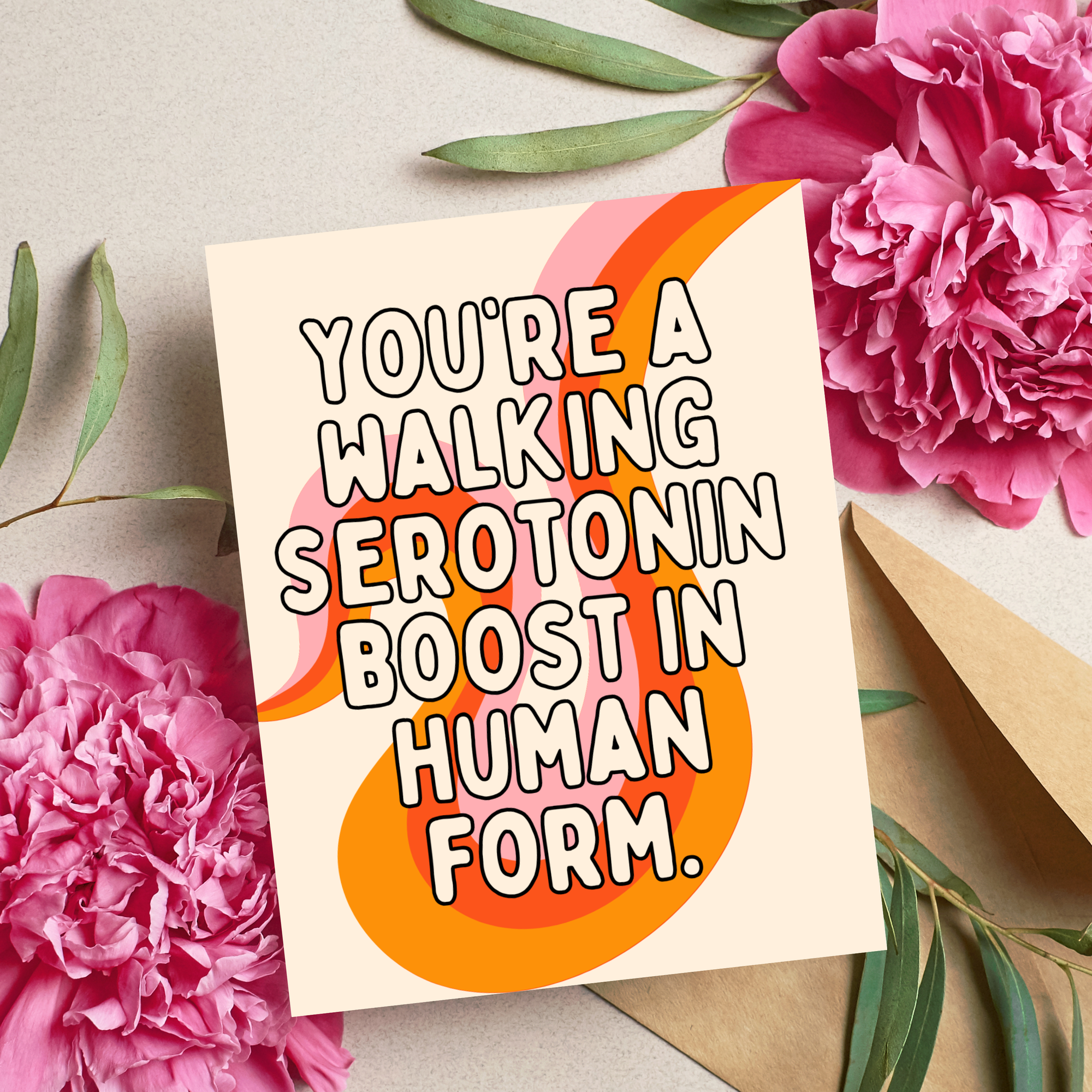 Walking Serotonin Boost Card