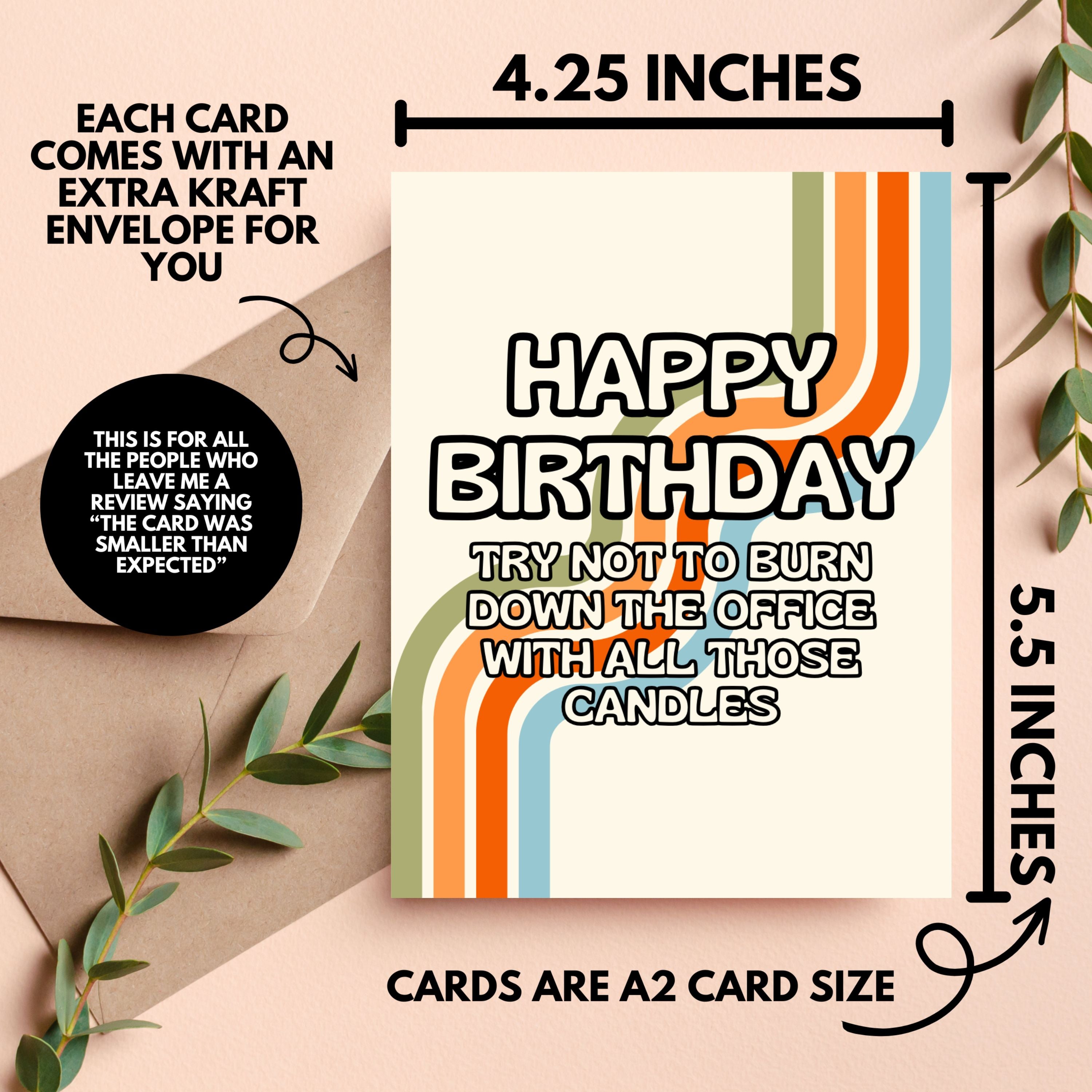 Happy Birthday – Don’t Burn Down the Office with All Those Candles