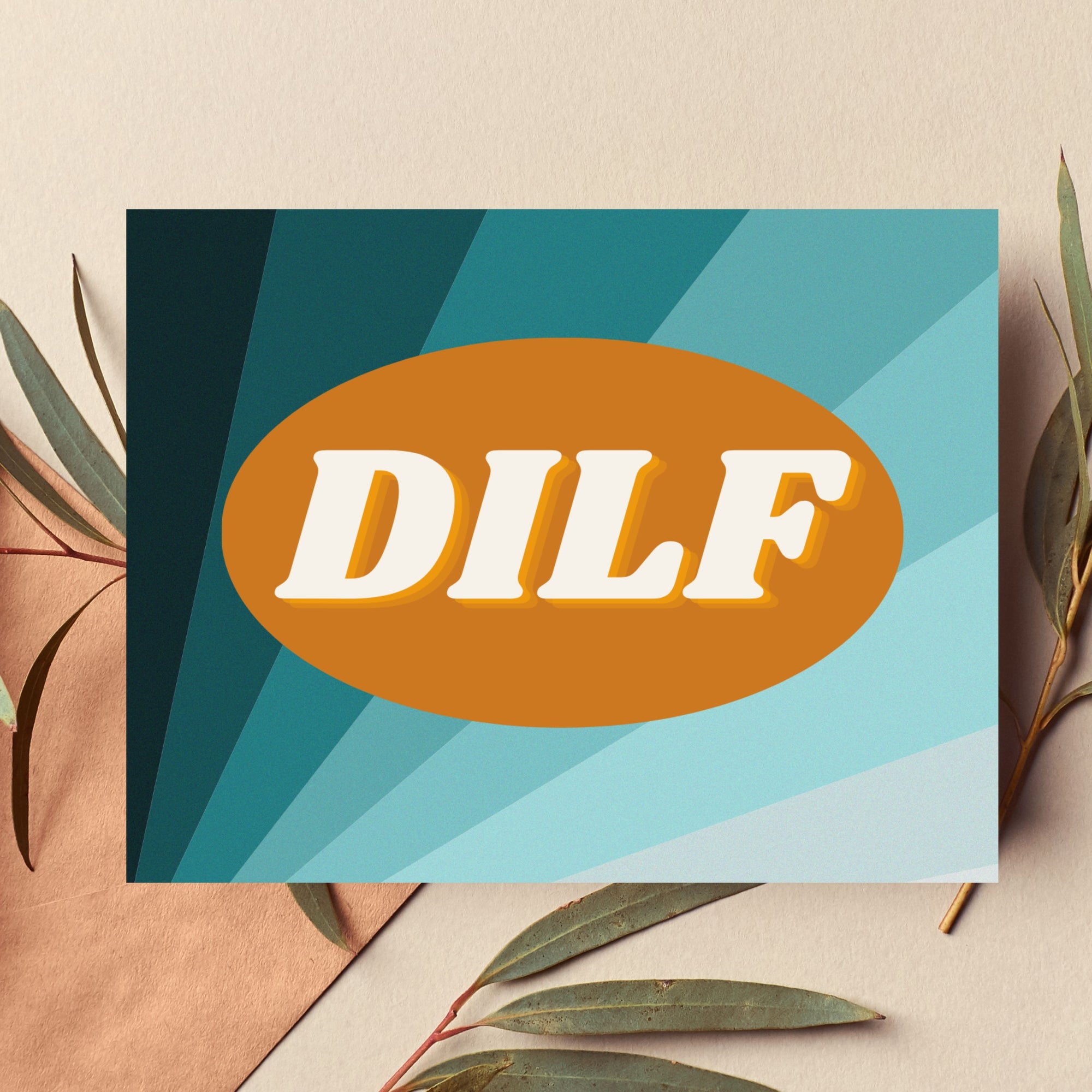 Naughty Father's Day Card from Wife — DILF A2 Card