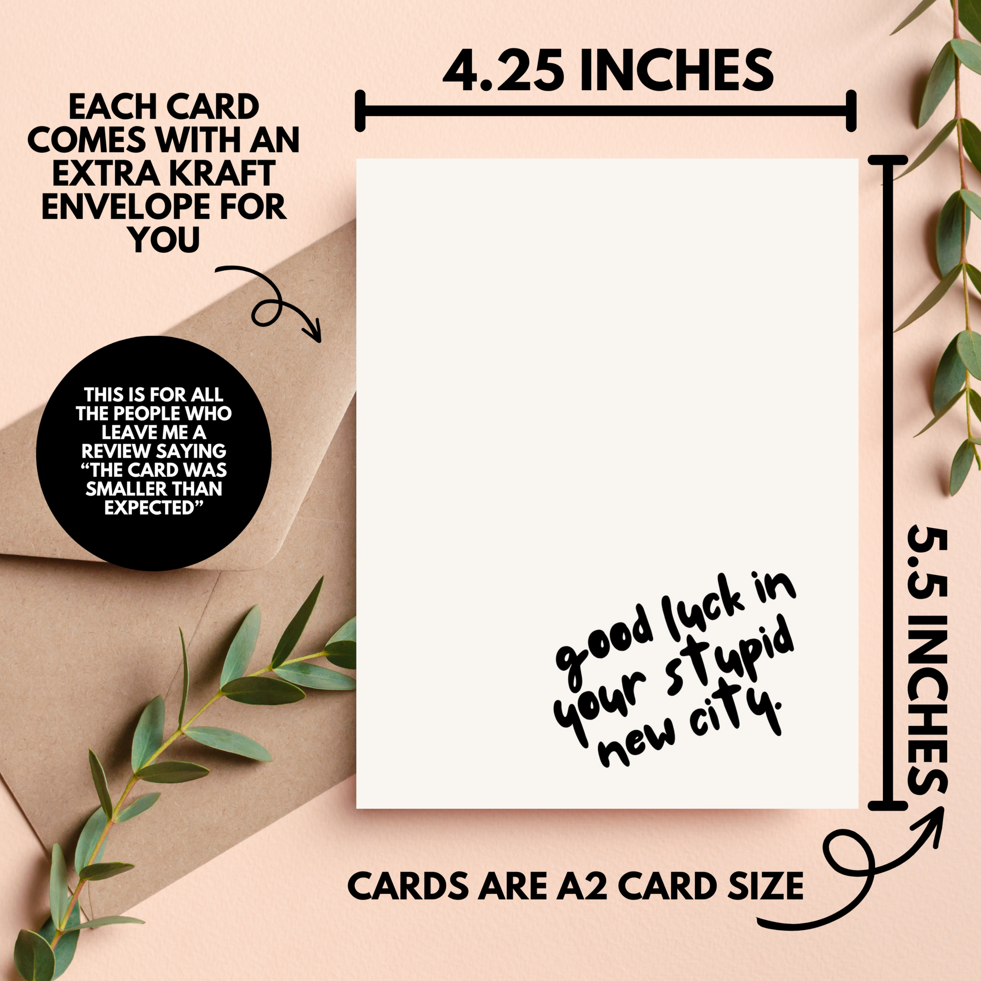 Petty Moving Away Card