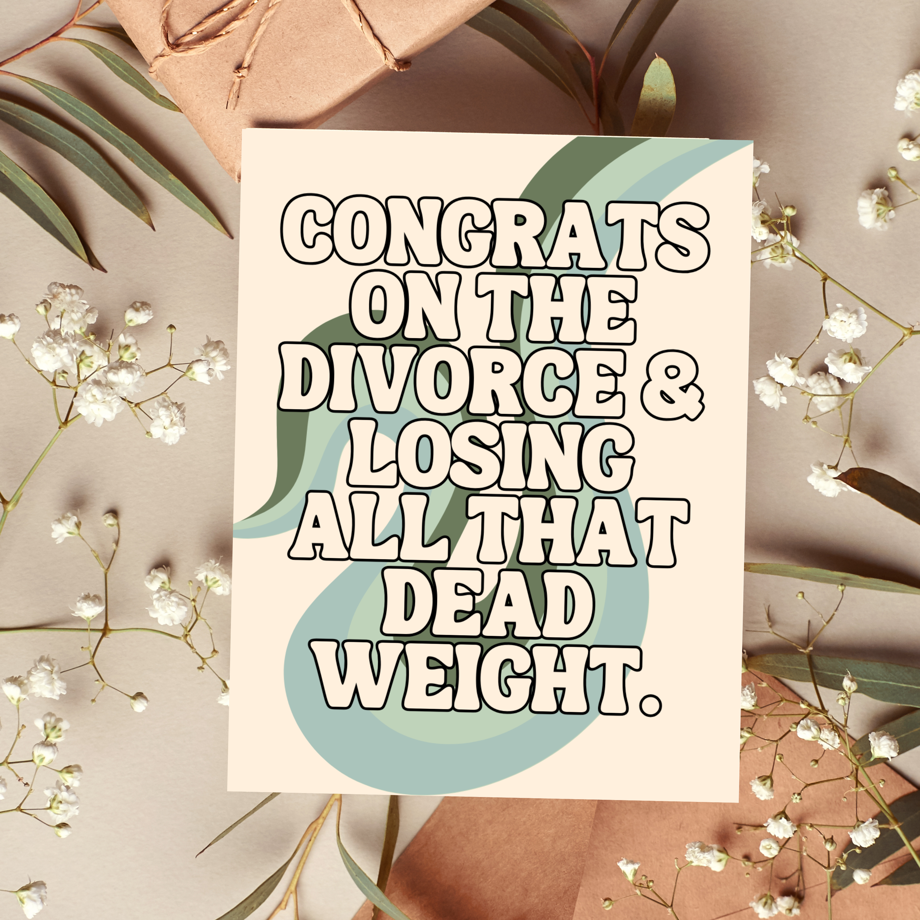 Congrats on the Divorce Card