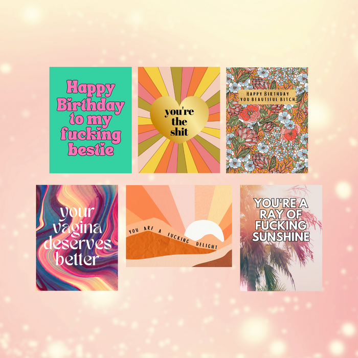 Badass Bitch Greeting Card Bundle