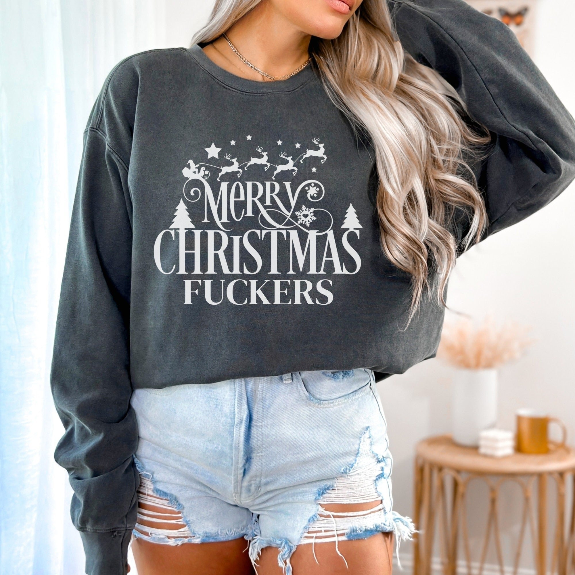 Merry Christmas Fuckers Holiday Sweater