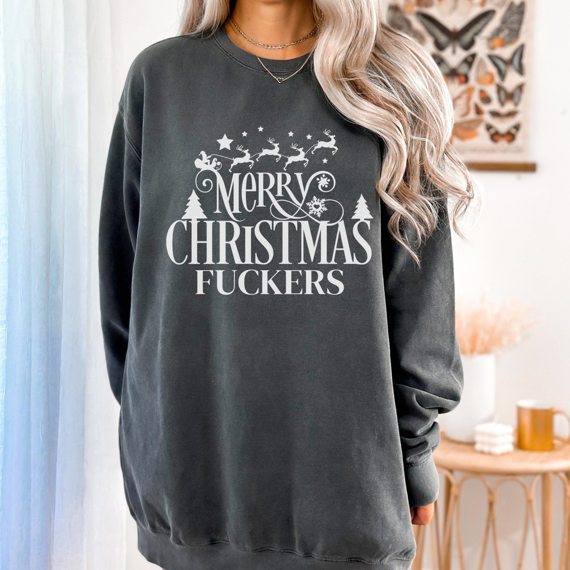 Merry Christmas Fuckers Holiday Sweater