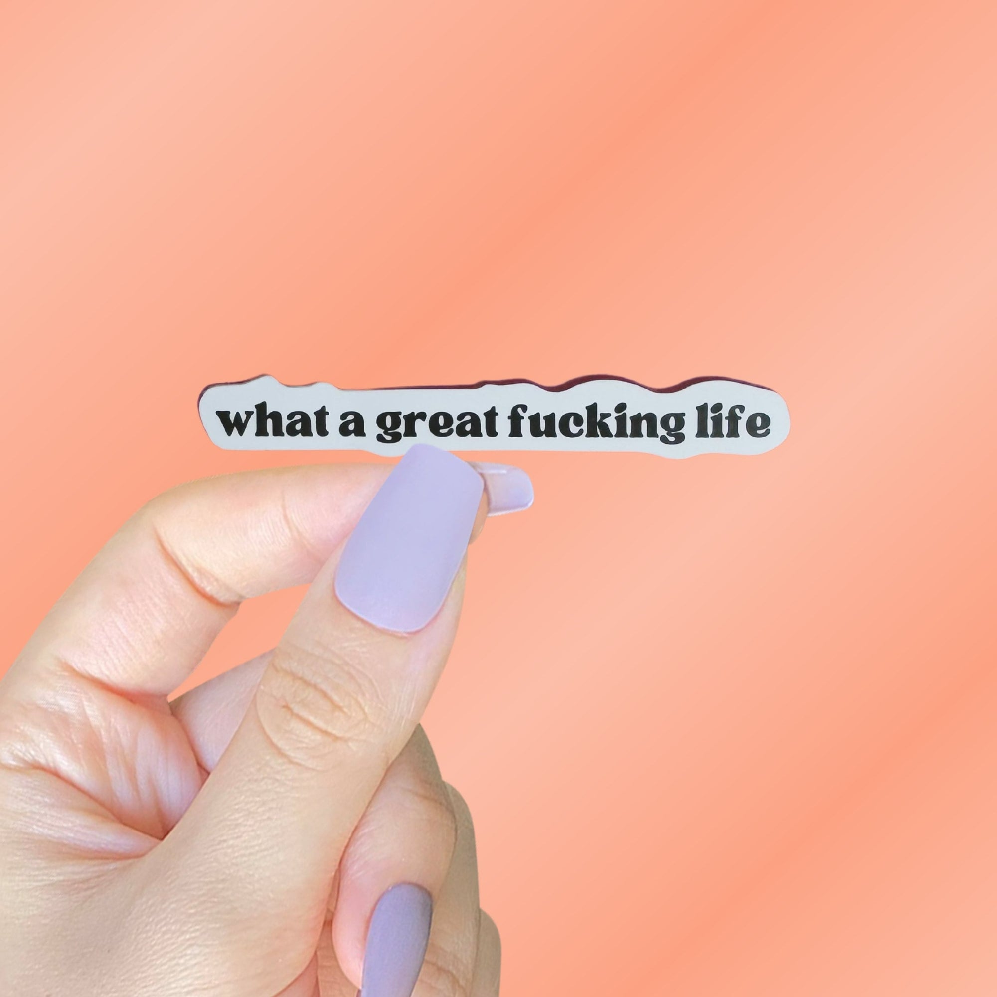 What A Great Fucking Life Sticker