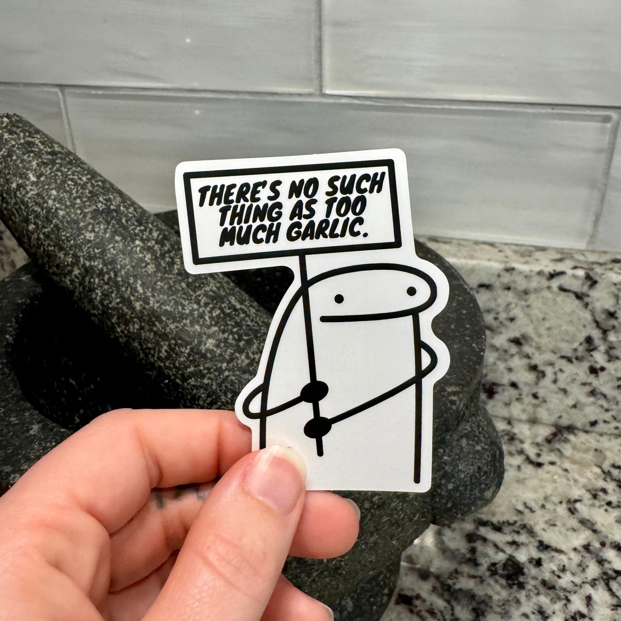 No Such Thing as Too Much Garlic Sticker