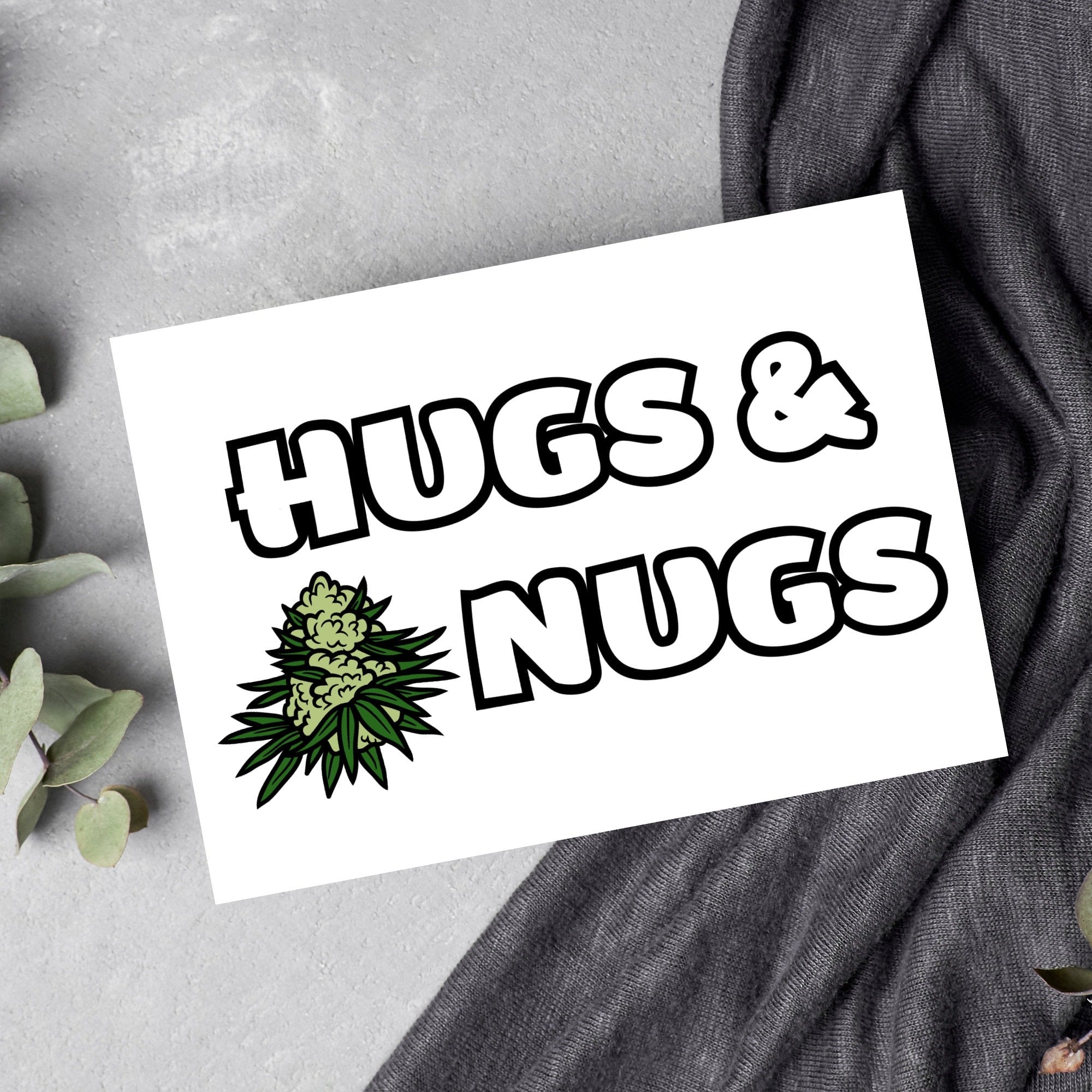 Hugs & Nugs Card