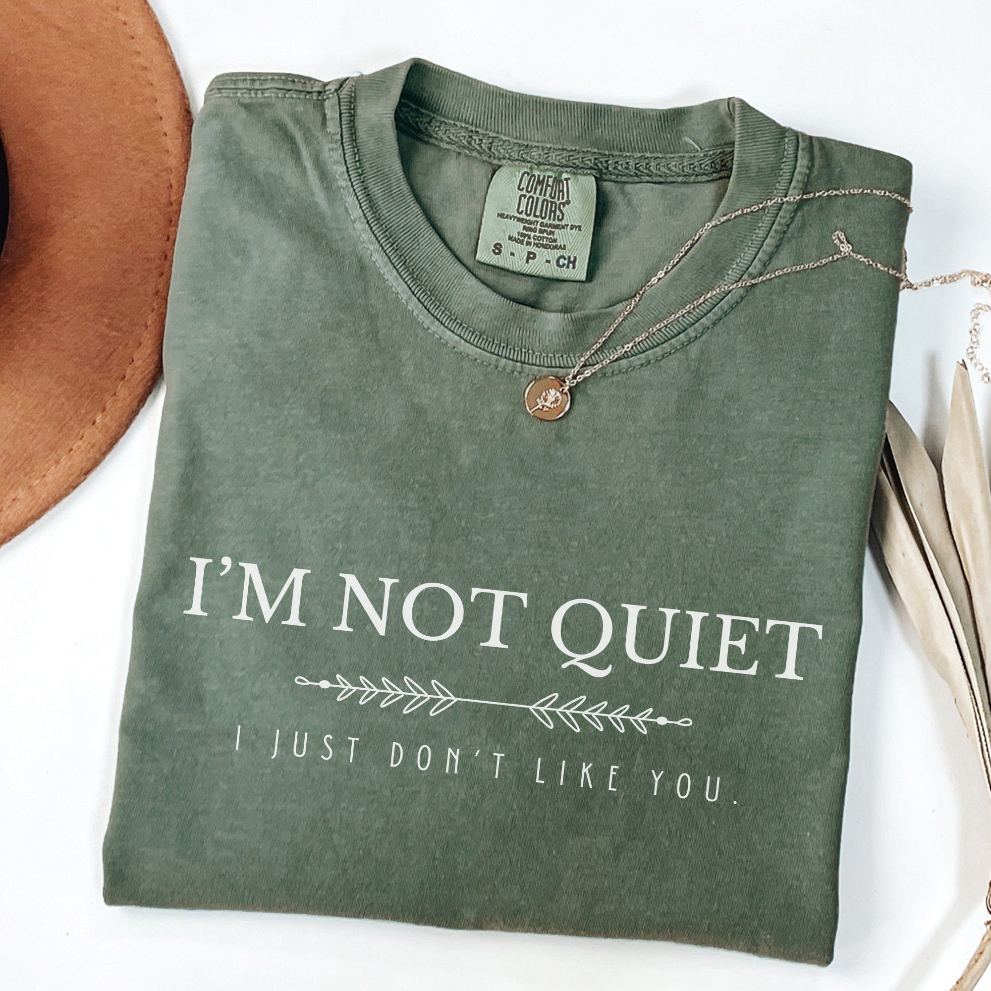 I'm Not Quiet I Just Don't Like You Shirt