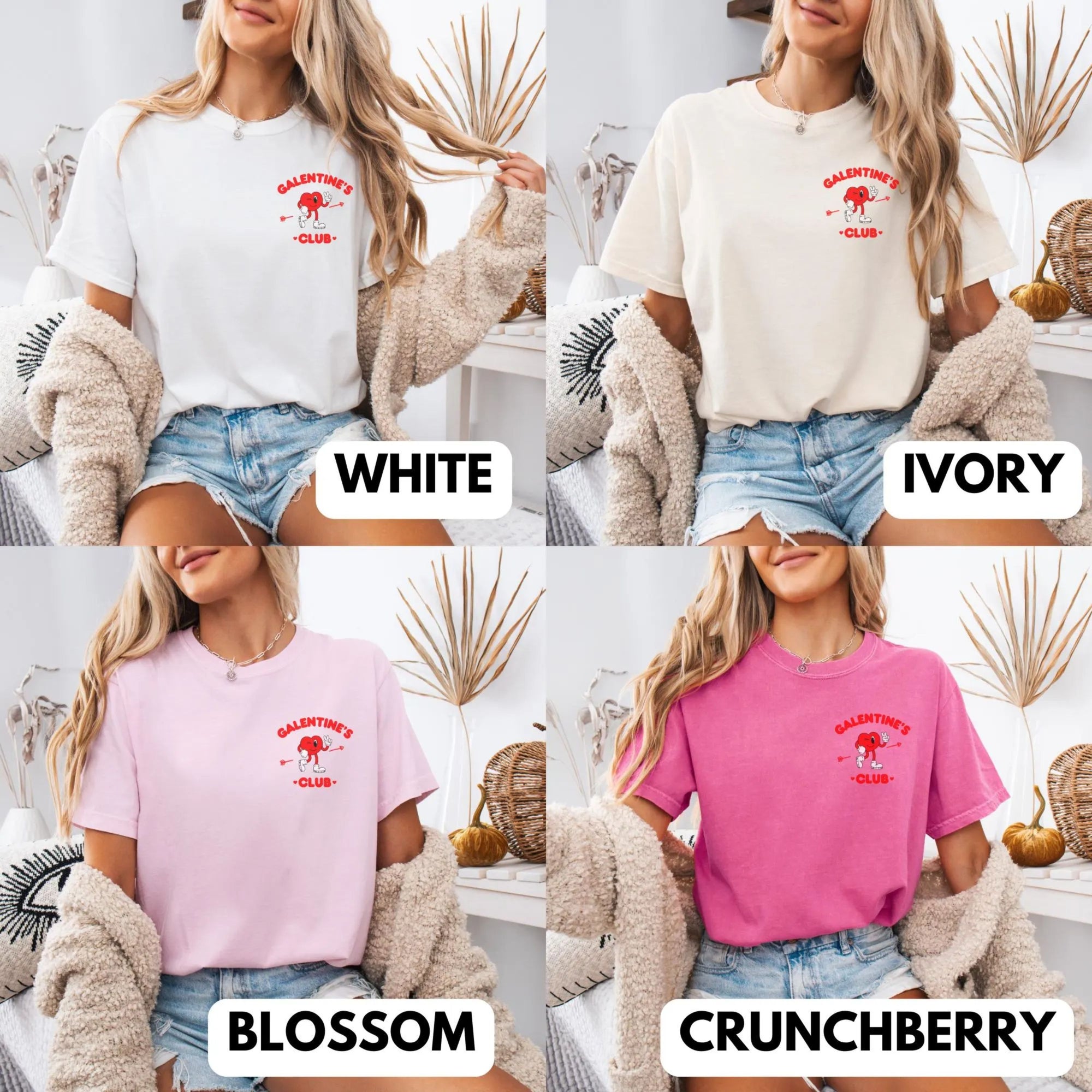 Galentine's Club Comfort Colors Tee